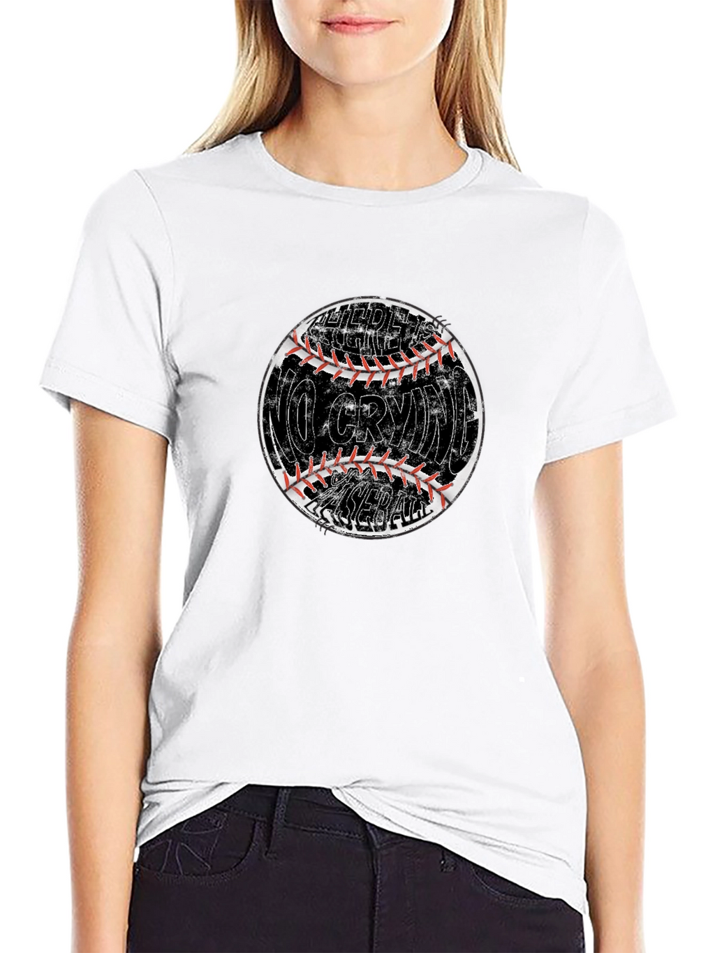 Baseball T-Shirt - No Crying in Baseball