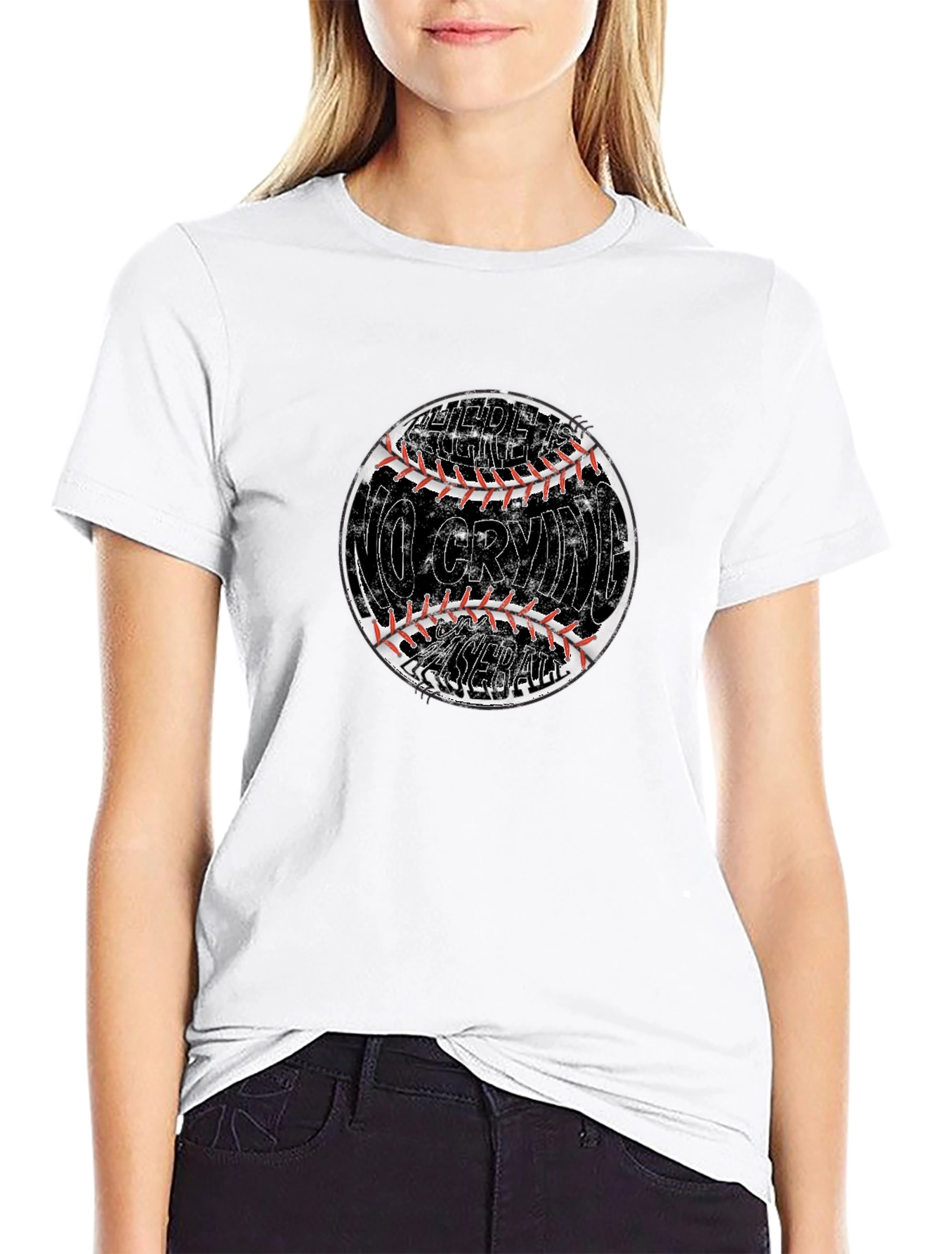 Baseball T-Shirt - No Crying in Baseball