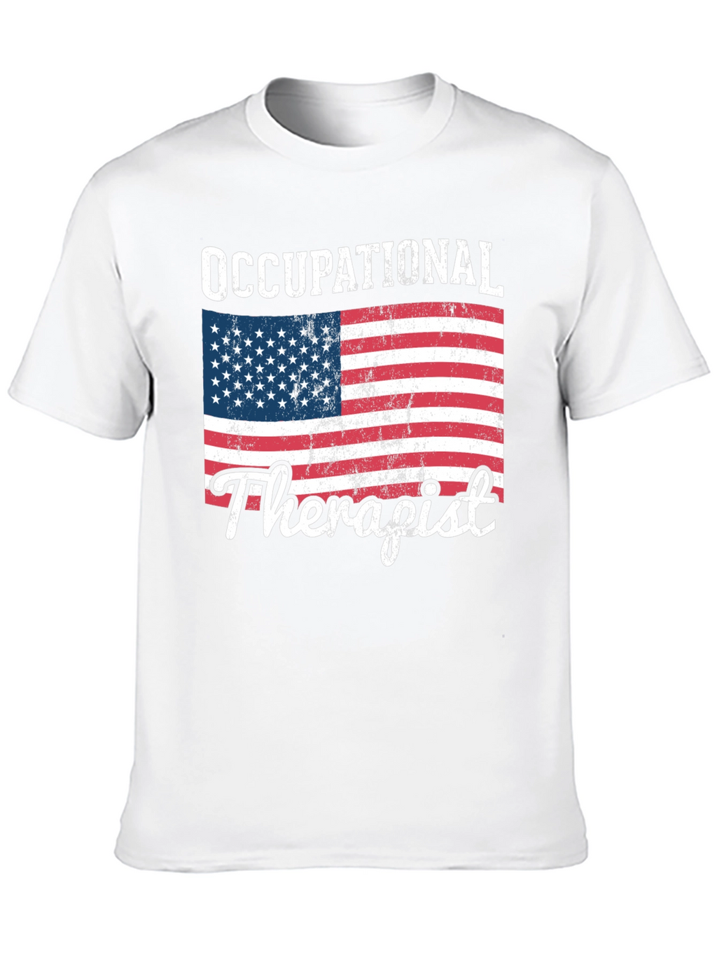 Occupational Therapist American Flag T-Shirt