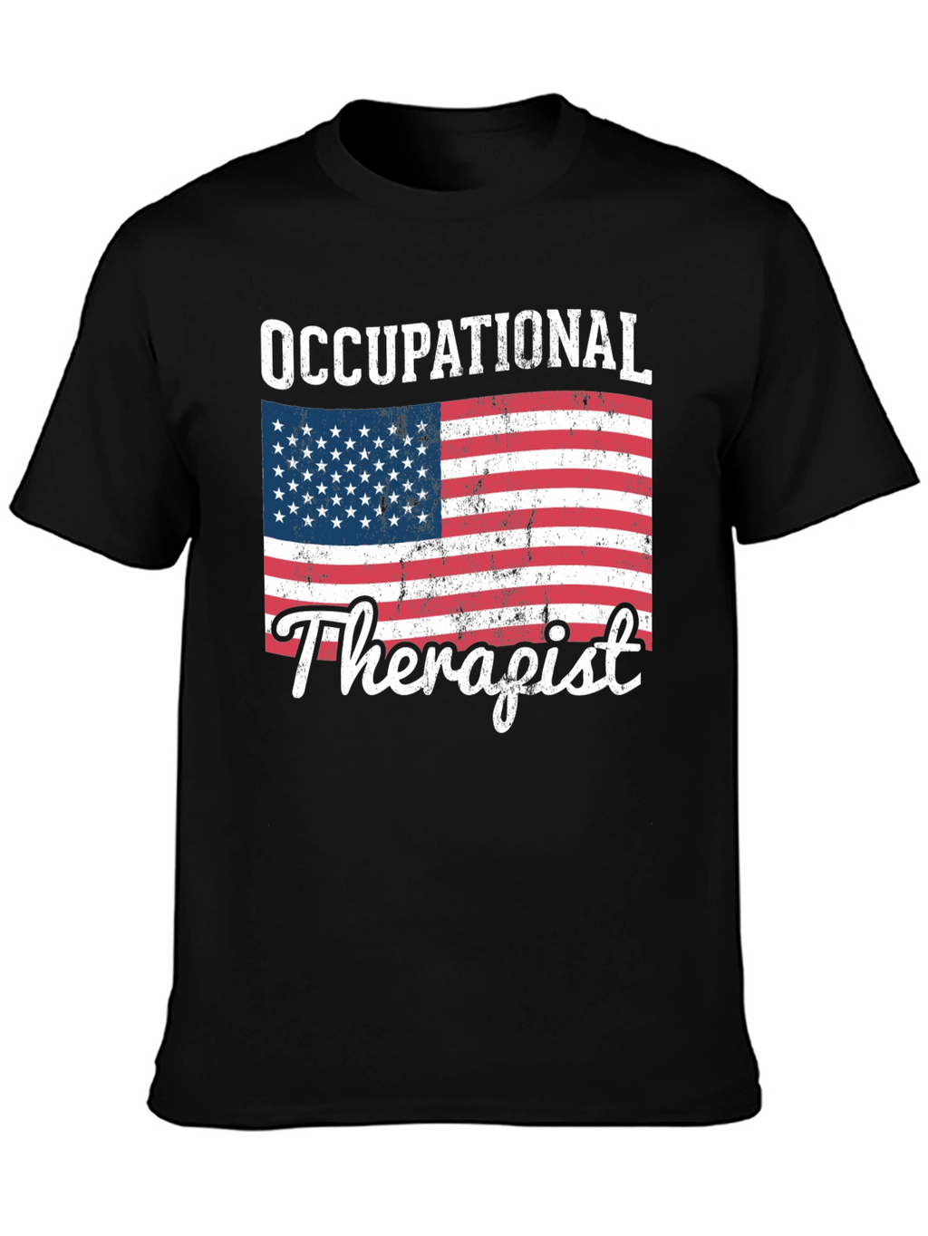 Occupational Therapist American Flag T-Shirt