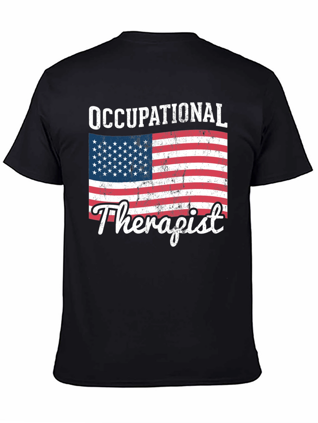 Occupational Therapist American Flag T-Shirt