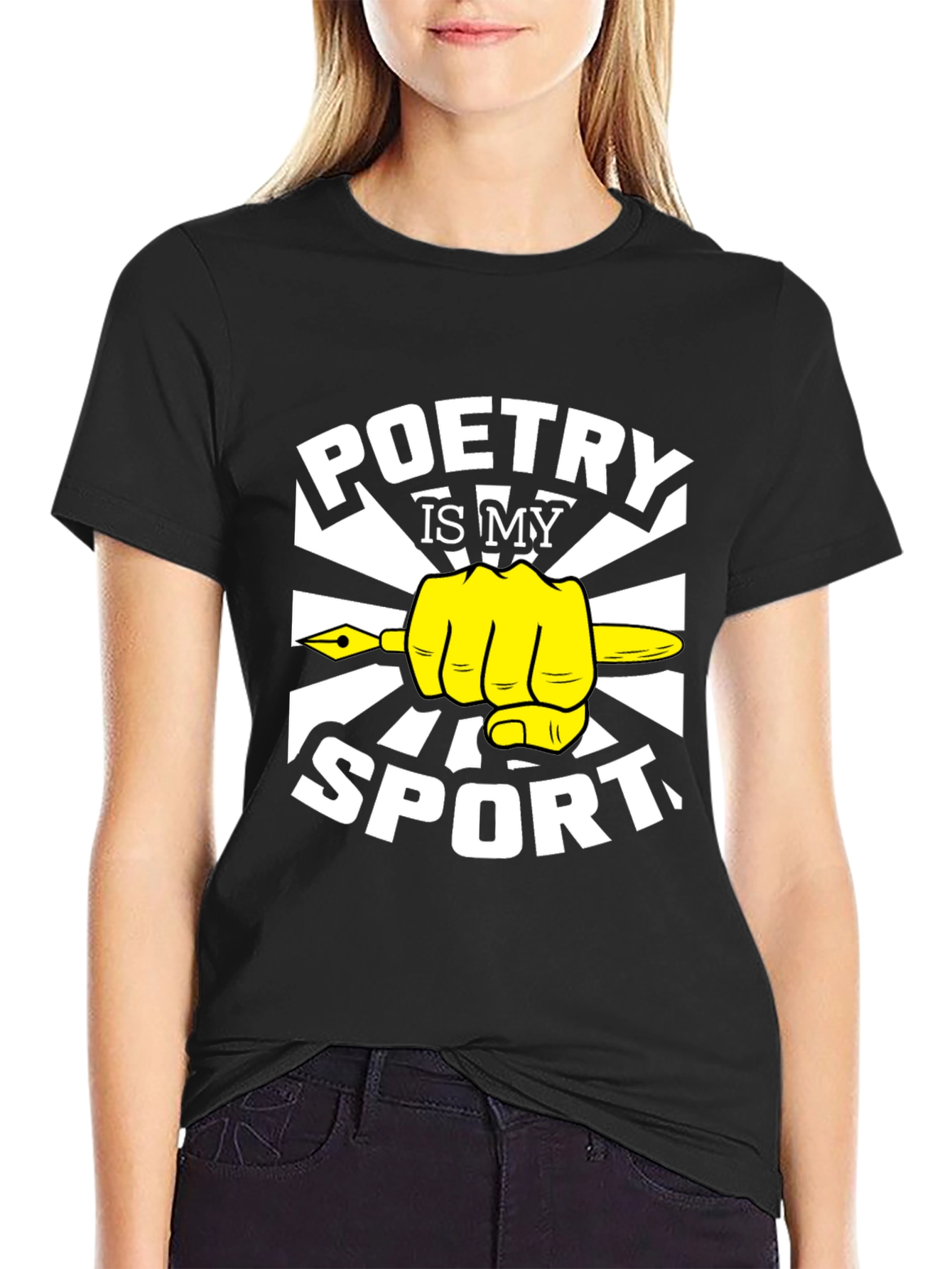 Poetry Is My Sport Graphic T-Shirt
