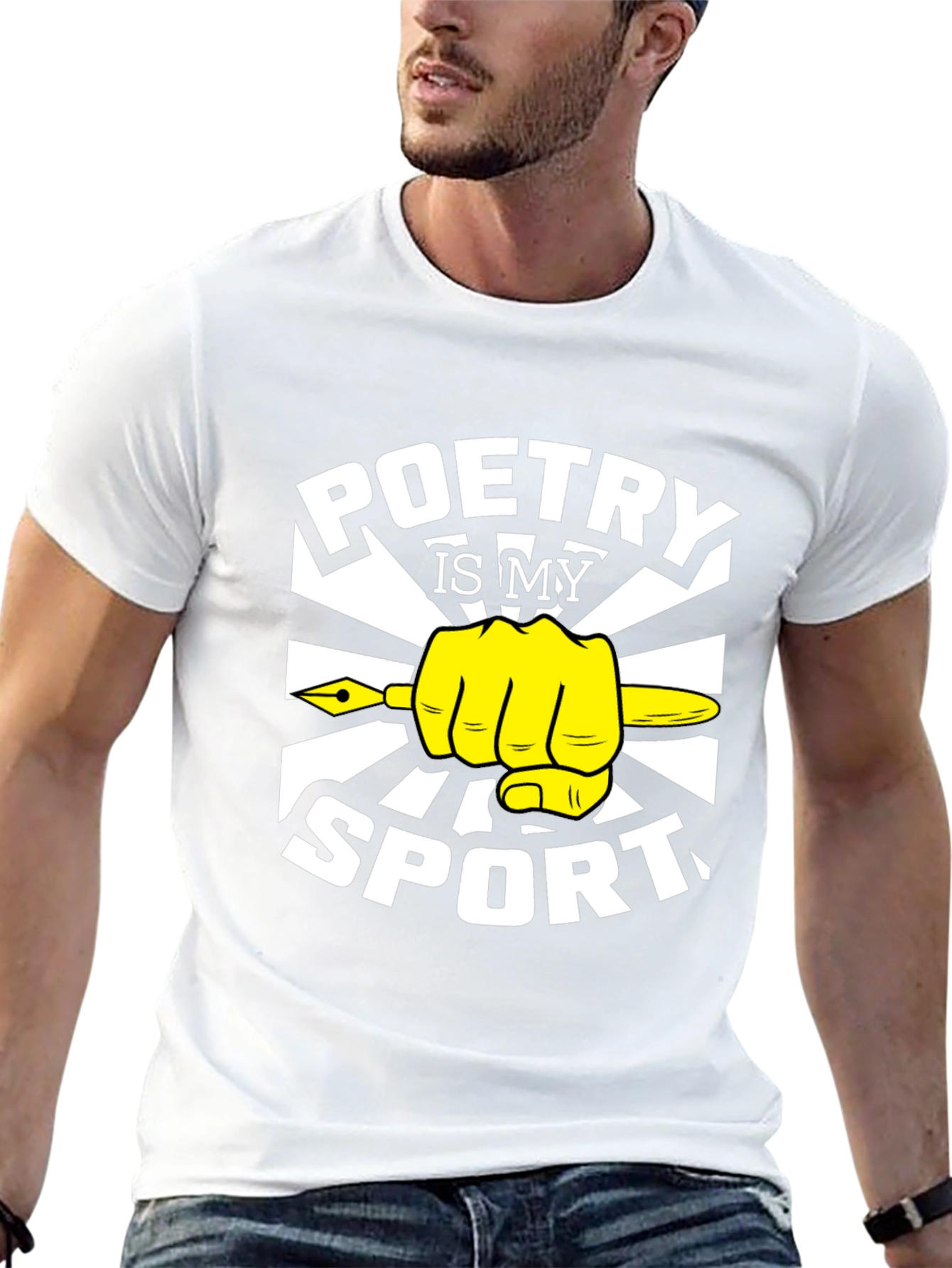 Poetry Is My Sport Graphic T-Shirt