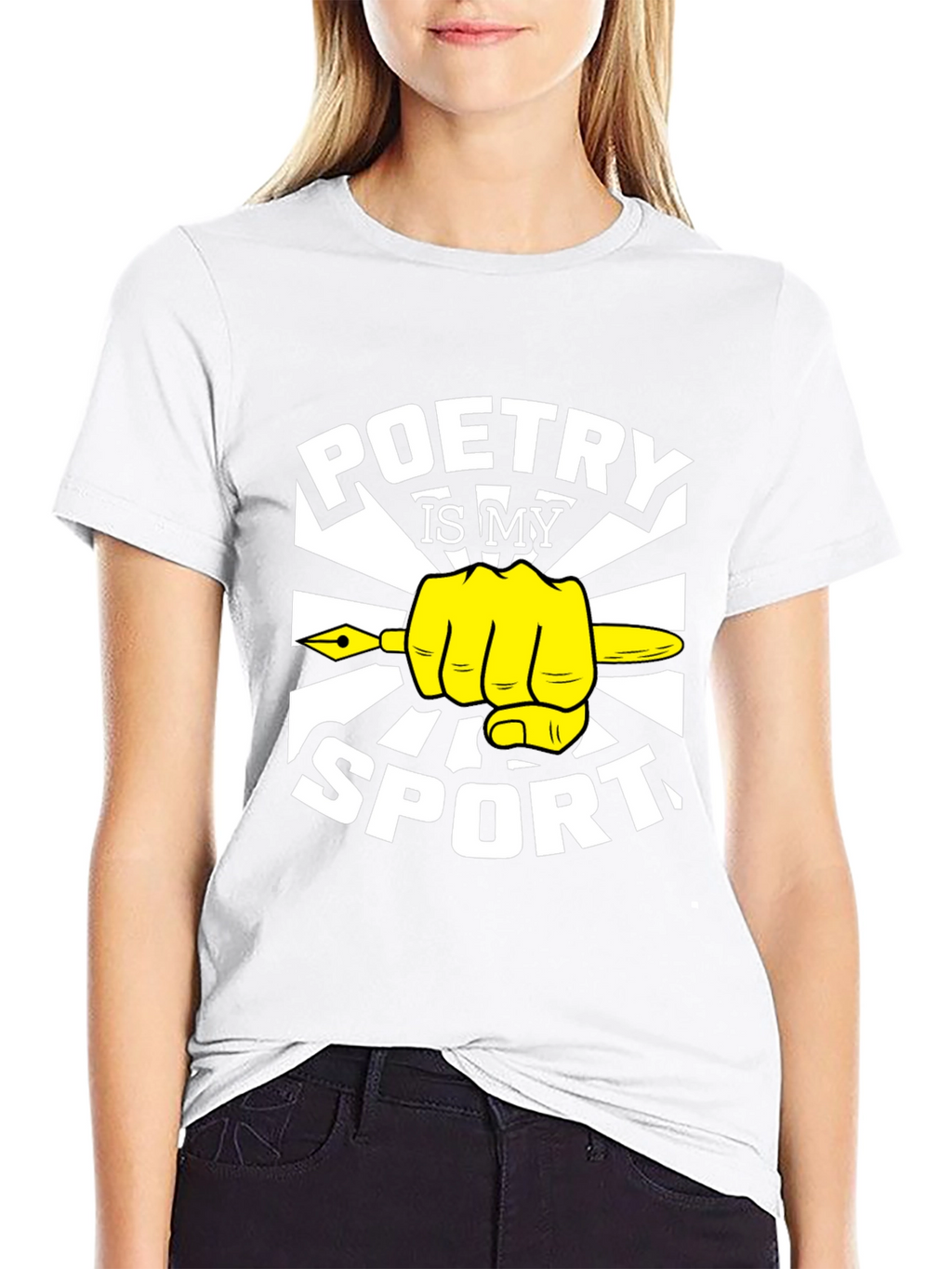 Poetry Is My Sport Graphic T-Shirt