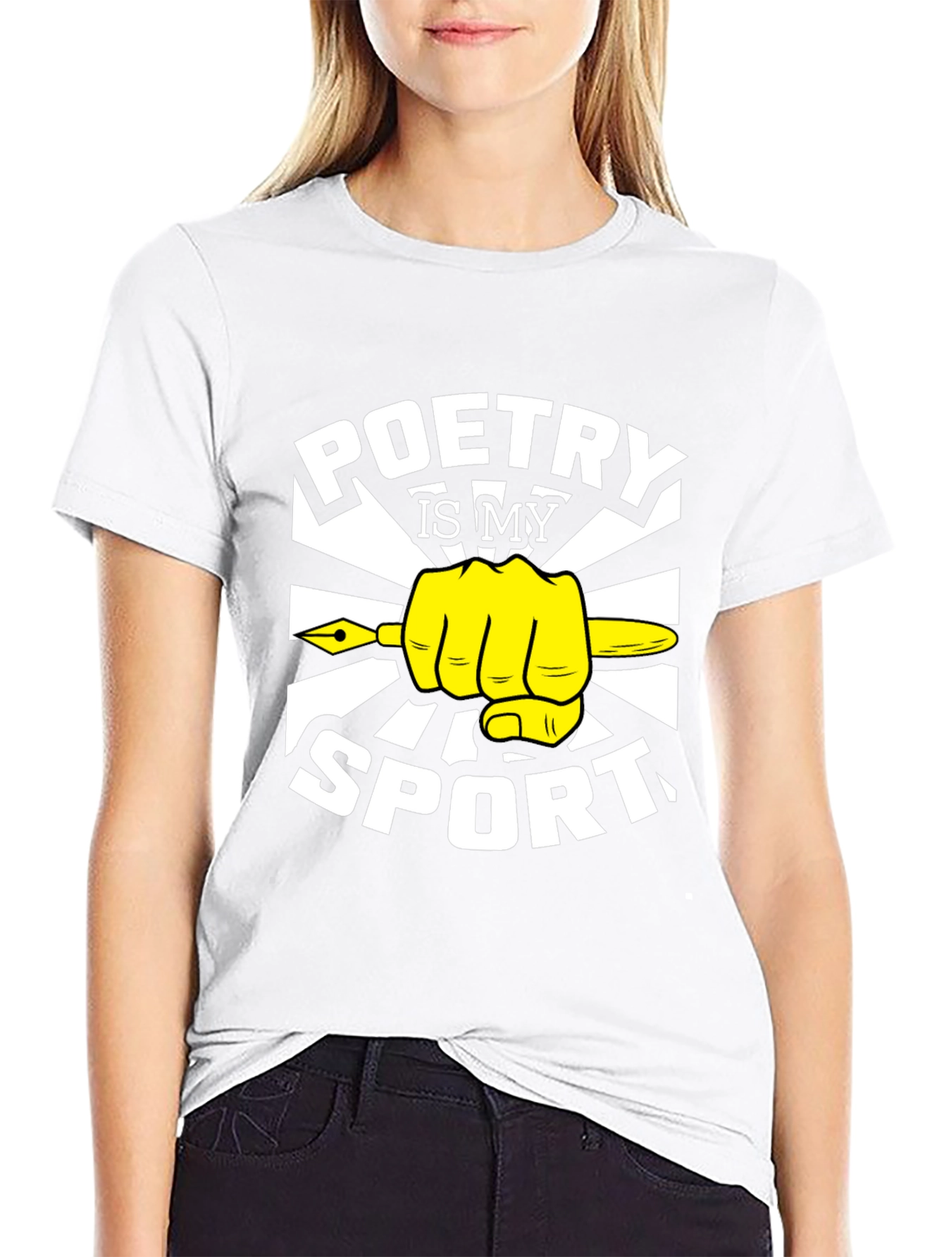 Poetry Is My Sport Graphic T-Shirt