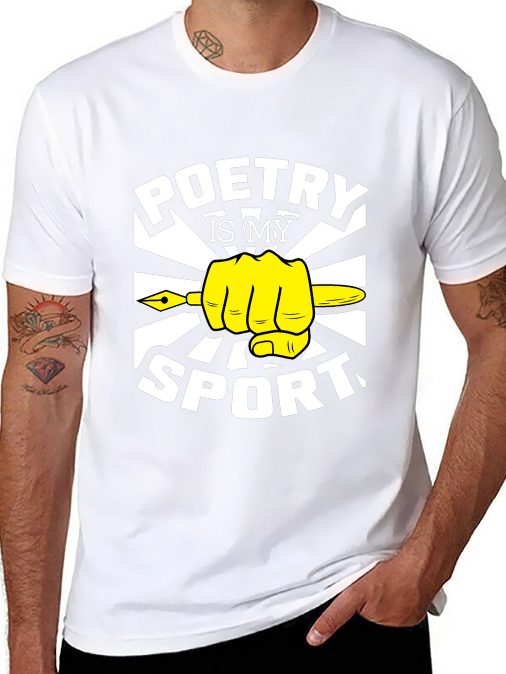 Poetry Is My Sport Graphic T-Shirt