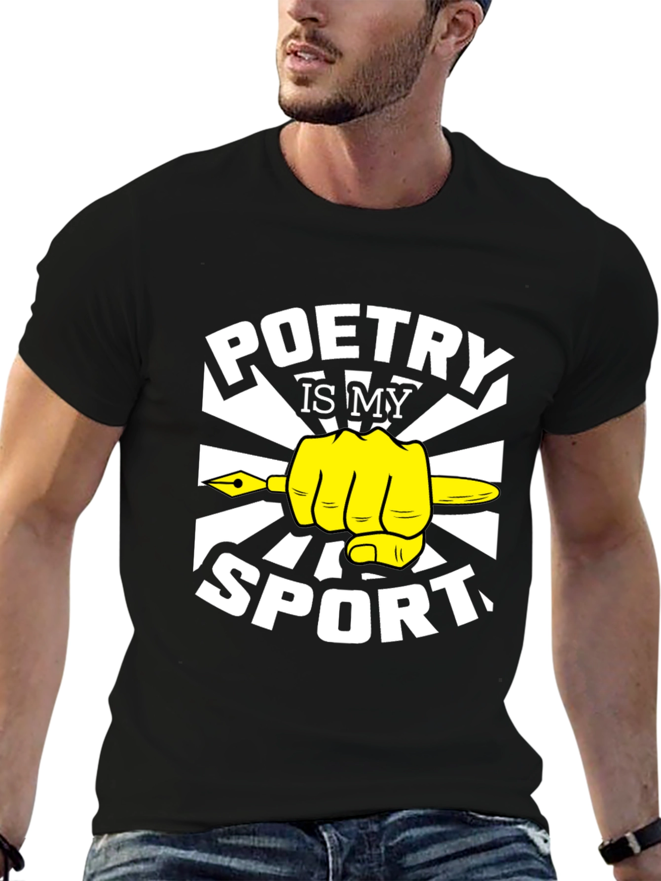 Poetry Is My Sport Graphic T-Shirt