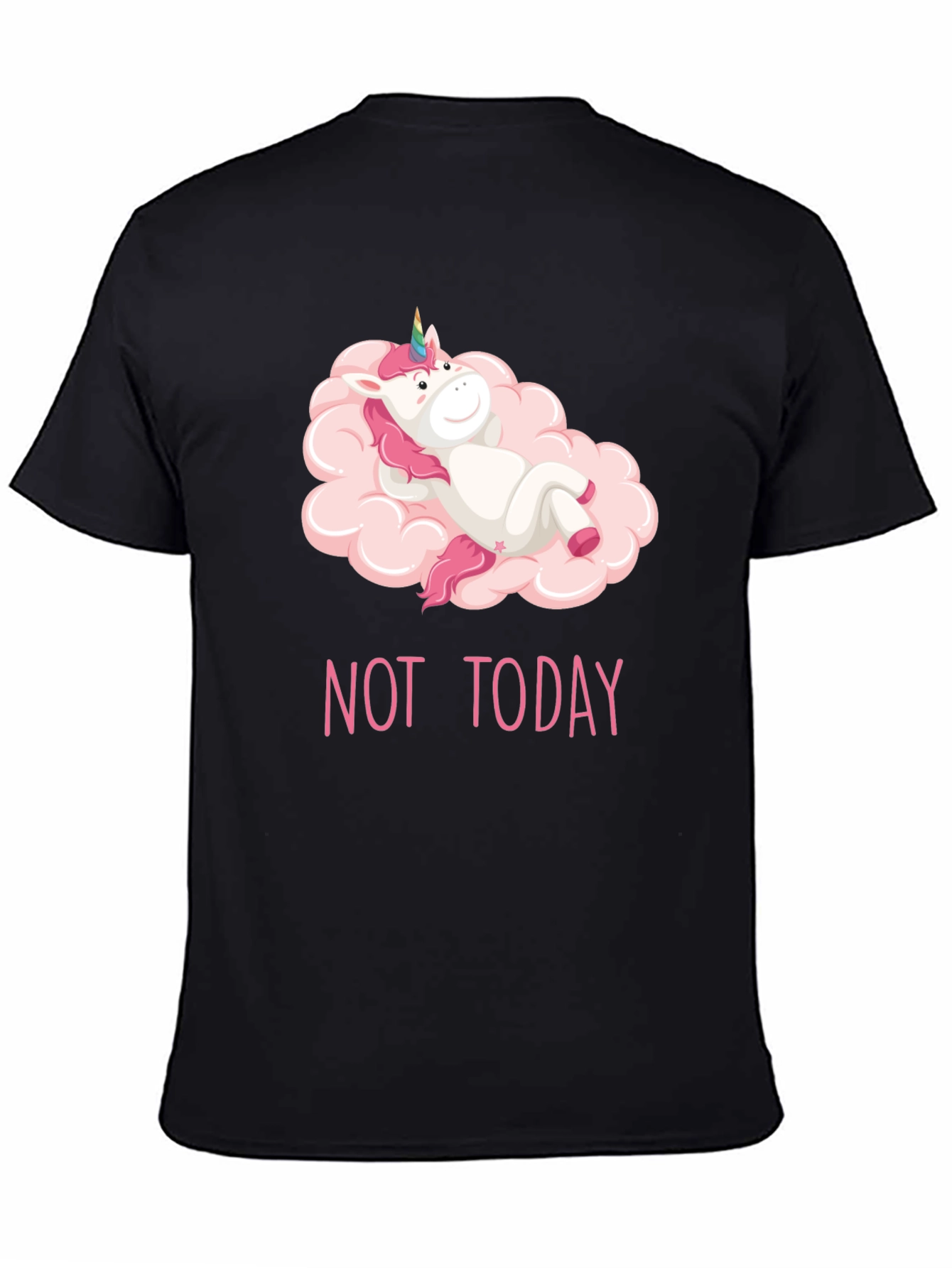 Unicorn Not Today Graphic Tee - Relaxed Fit