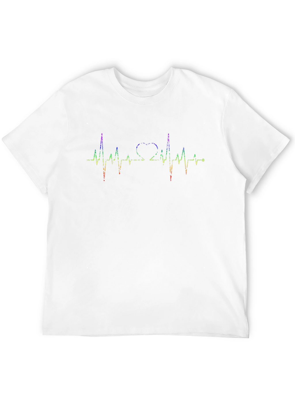 Rainbow Heartbeat Pride T-Shirt