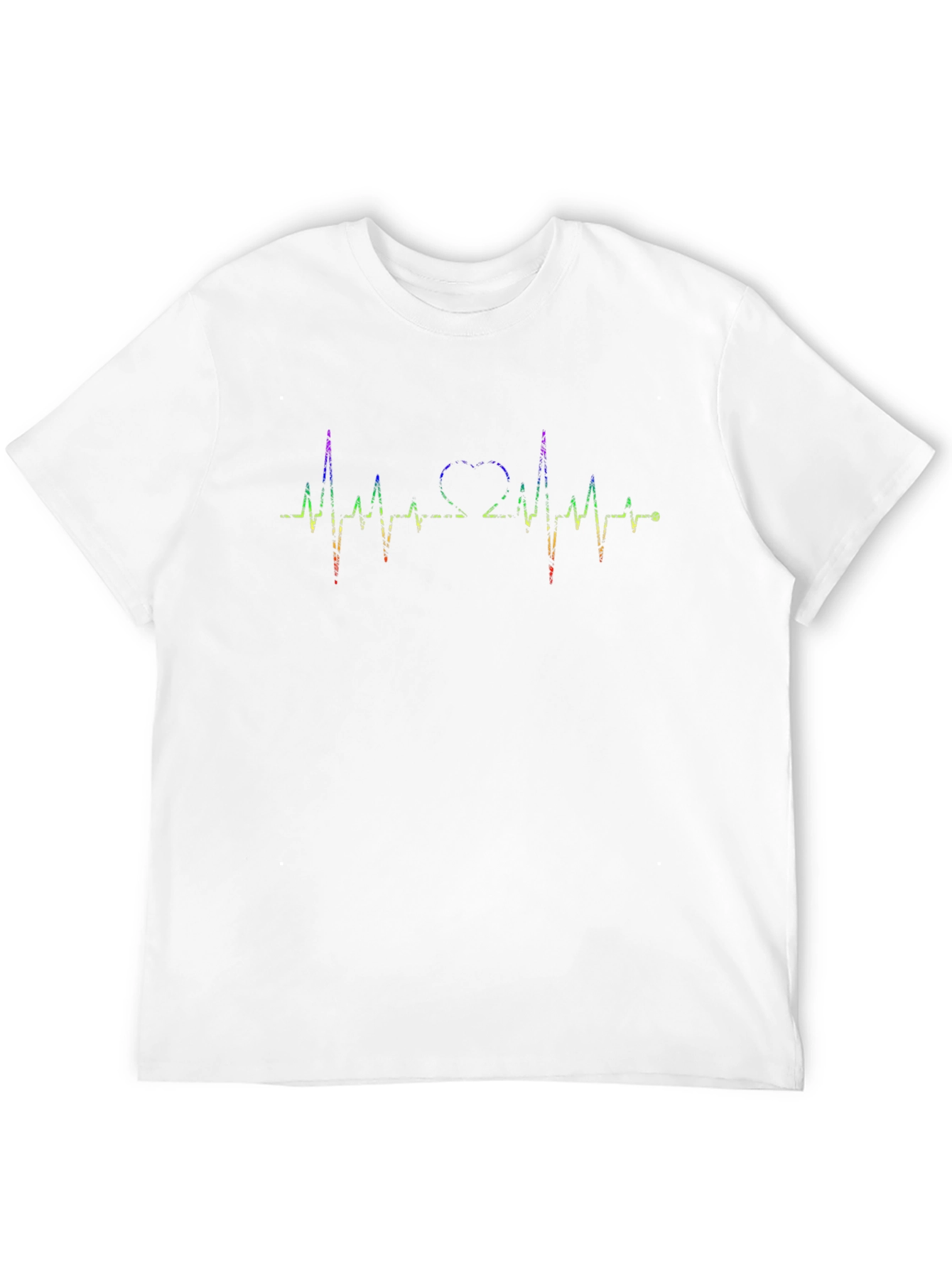 Rainbow Heartbeat Pride T-Shirt