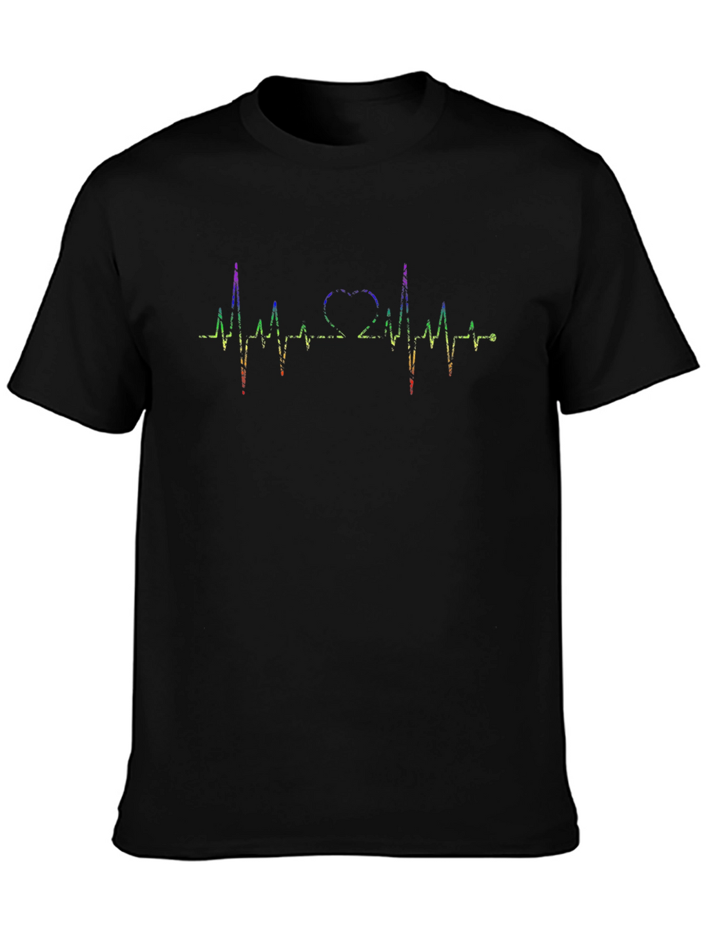 Rainbow Heartbeat Pride T-Shirt