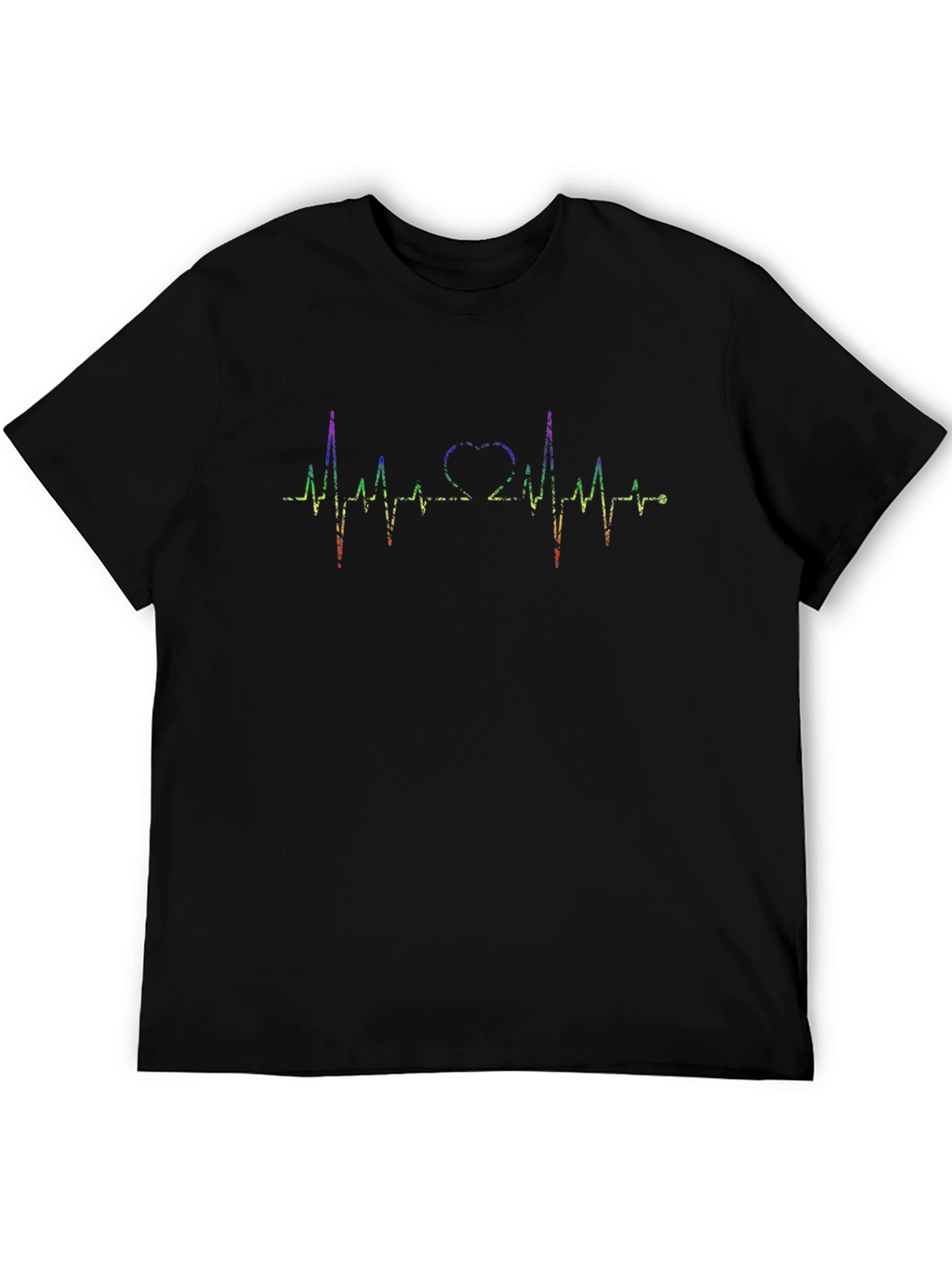 Rainbow Heartbeat Pride T-Shirt