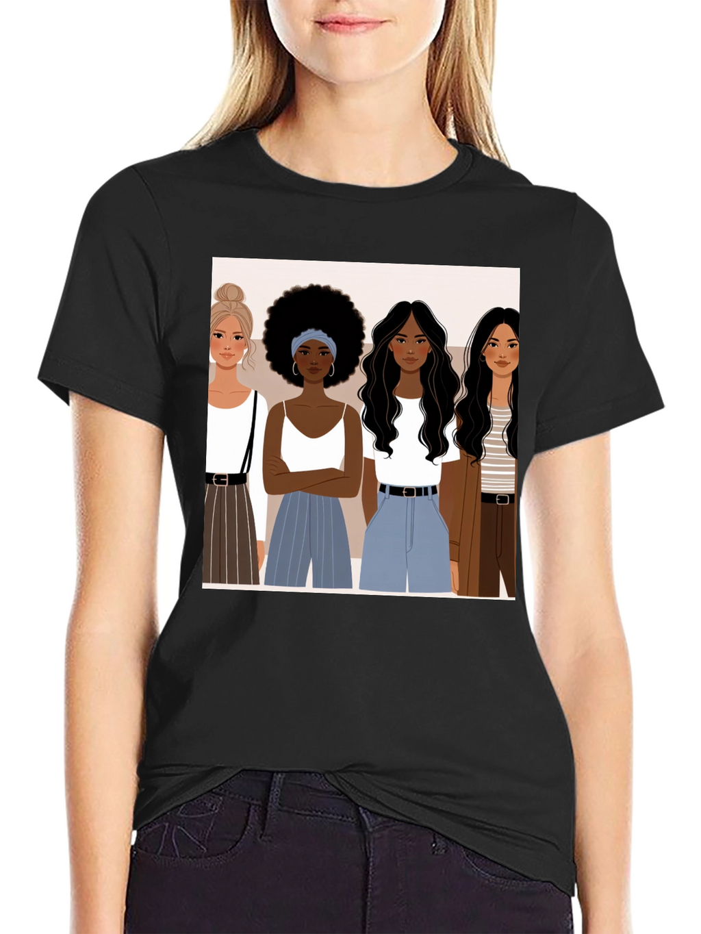 Feminist Empowerment Tee - Stylish Women Graphic Print