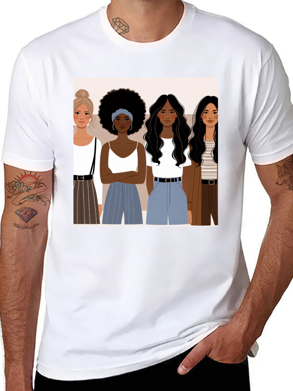 Feminist Empowerment Tee - Stylish Women Graphic Print