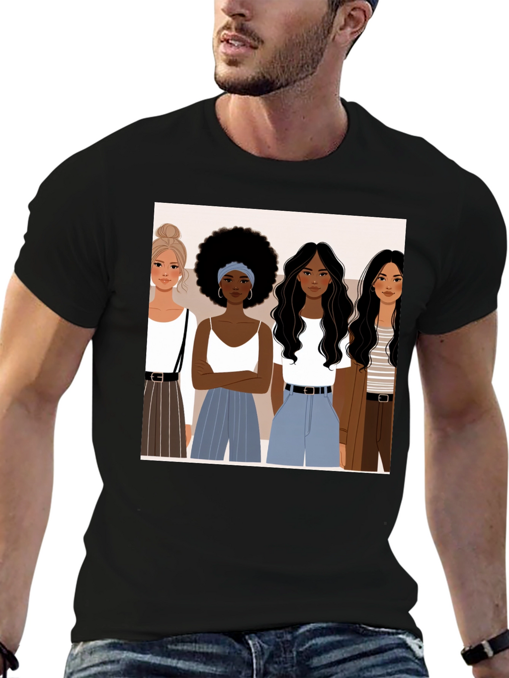 Feminist Empowerment Tee - Stylish Women Graphic Print