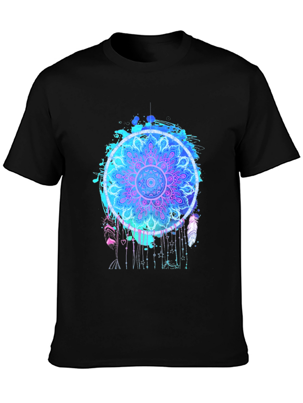 Mandala Dreamcatcher Graphic Tee - Stylish Mens T-Shirt