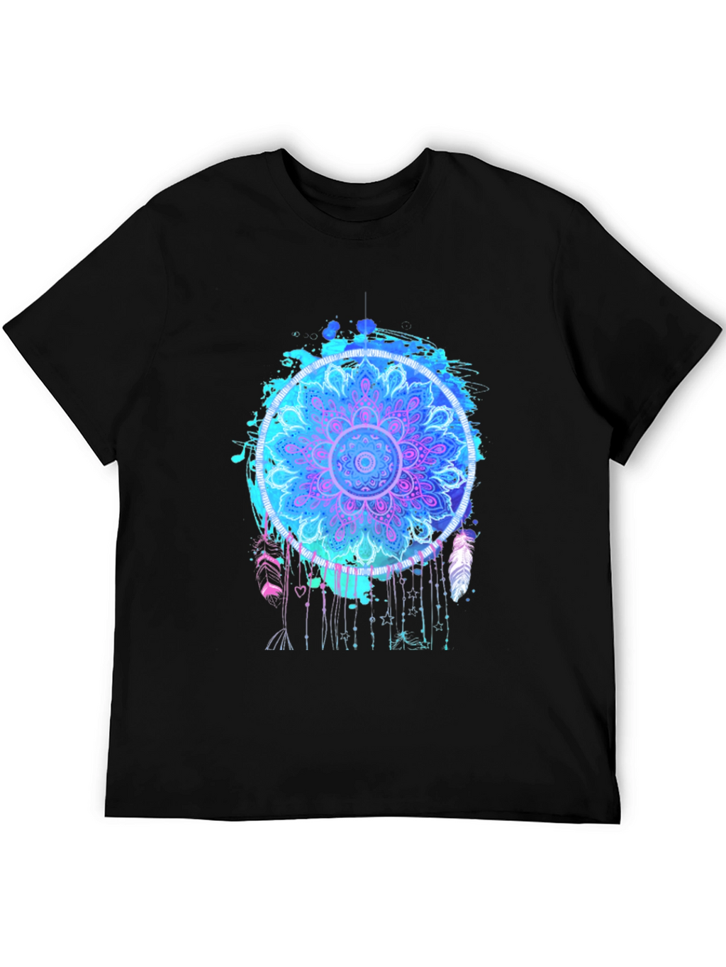 Mandala Dreamcatcher Graphic Tee - Stylish Mens T-Shirt