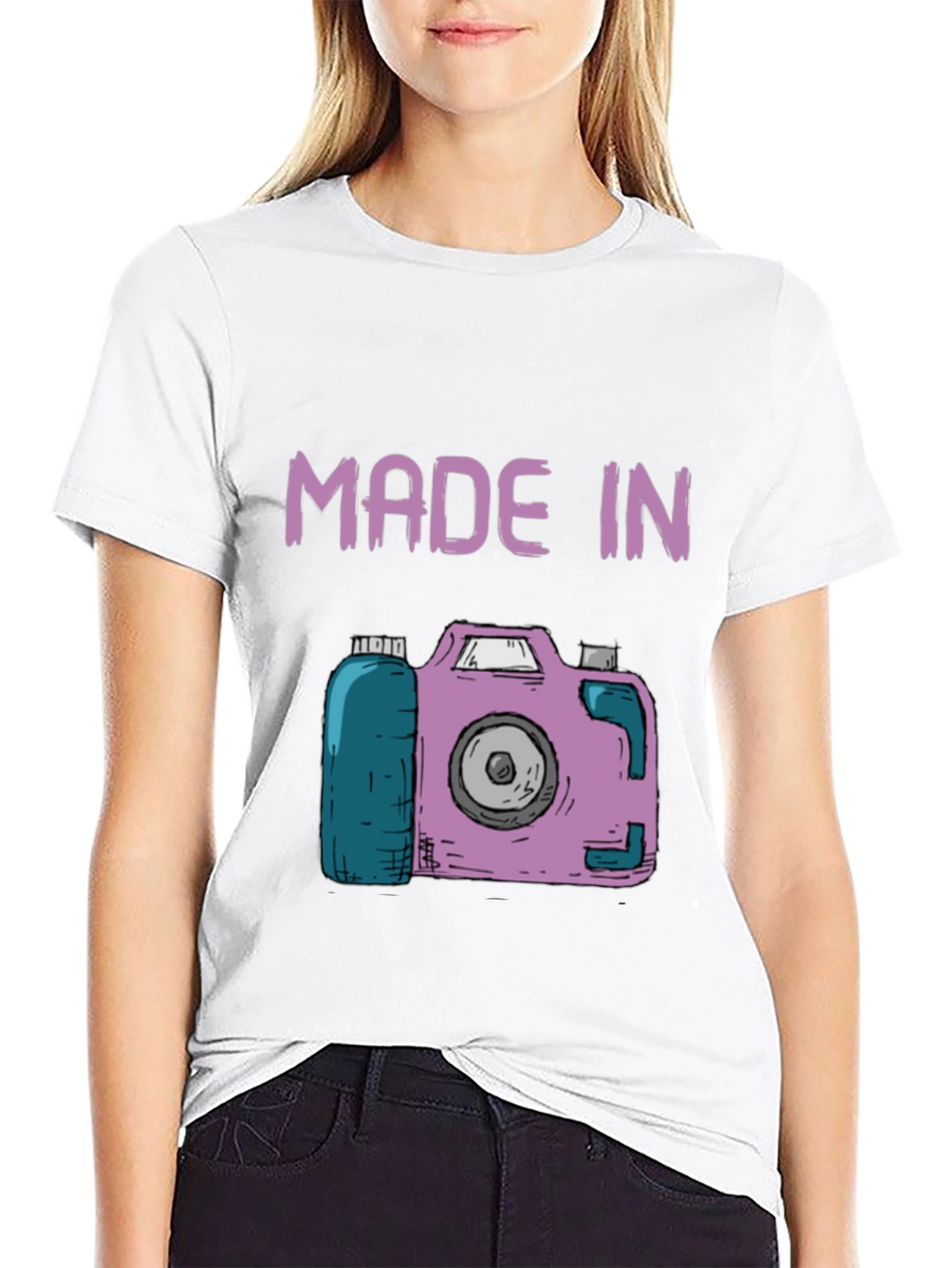 Made In Camera T-Shirt - Fun Novelty Tee