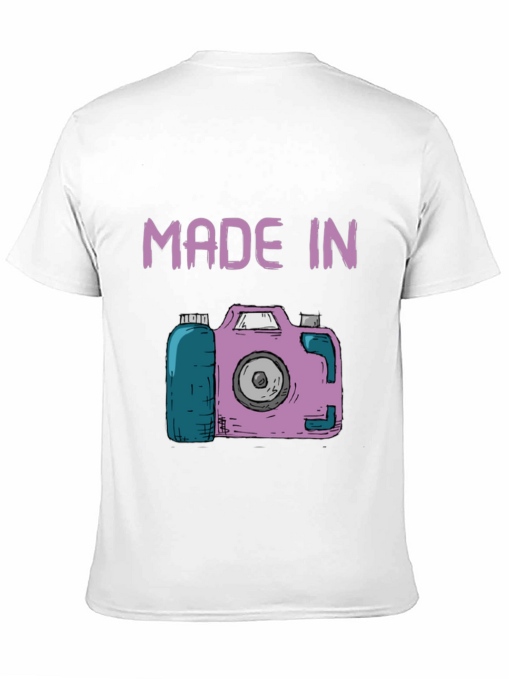 Made In Camera T-Shirt - Fun Novelty Tee