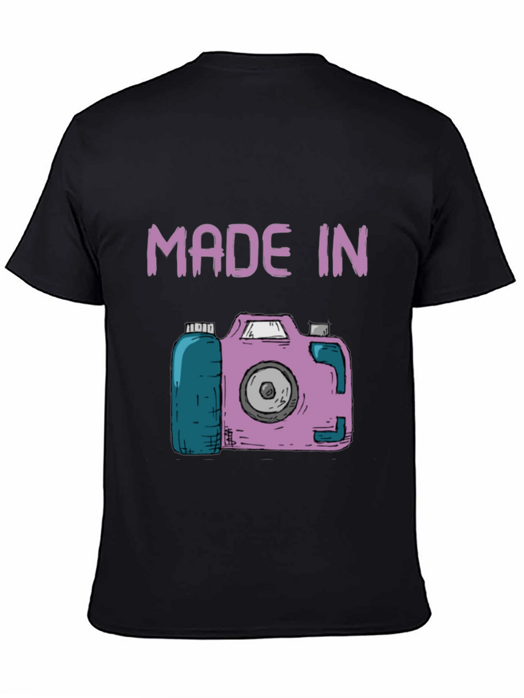 Made In Camera T-Shirt - Fun Novelty Tee