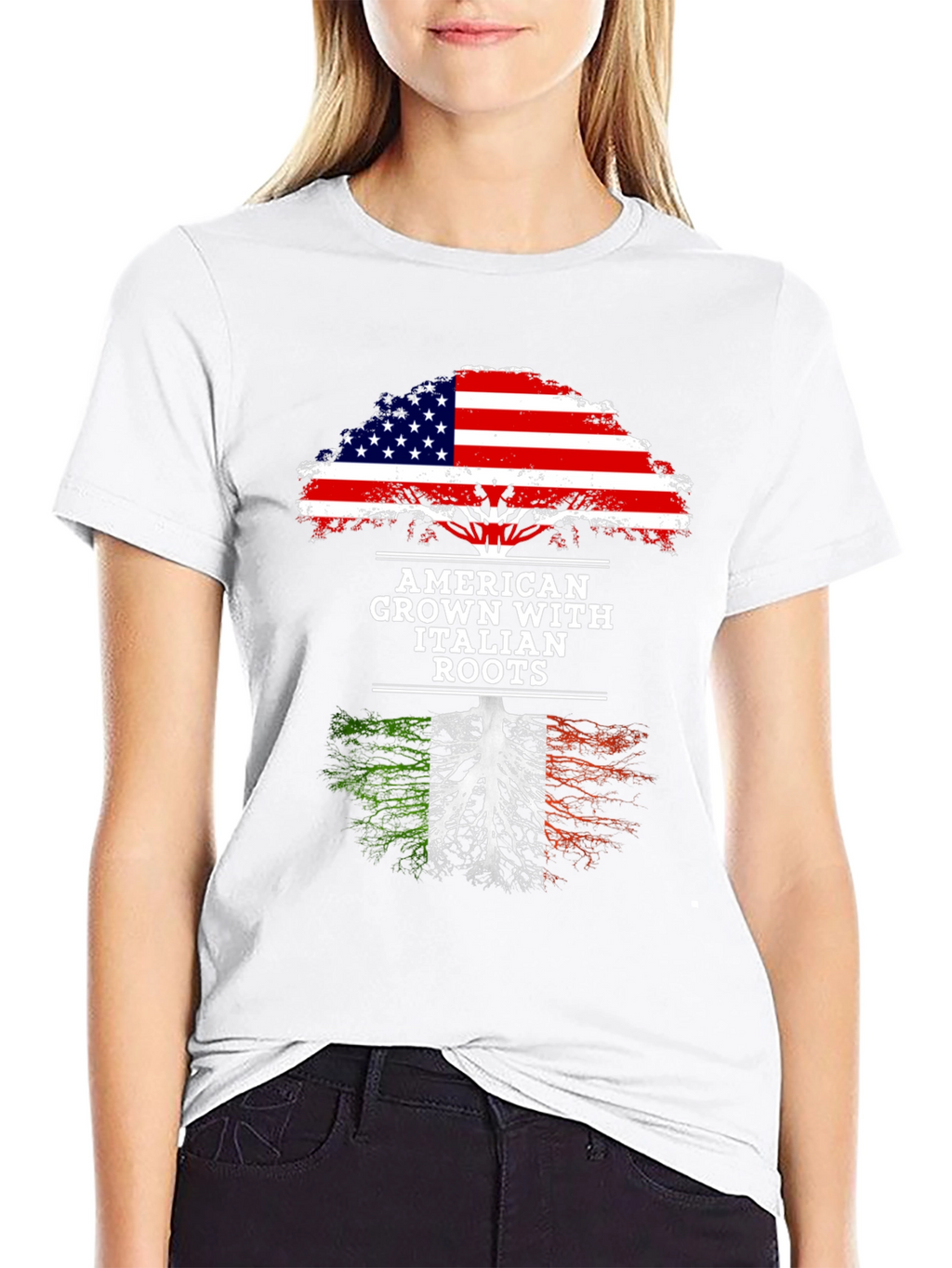 American Grown with Italian Roots T-Shirt