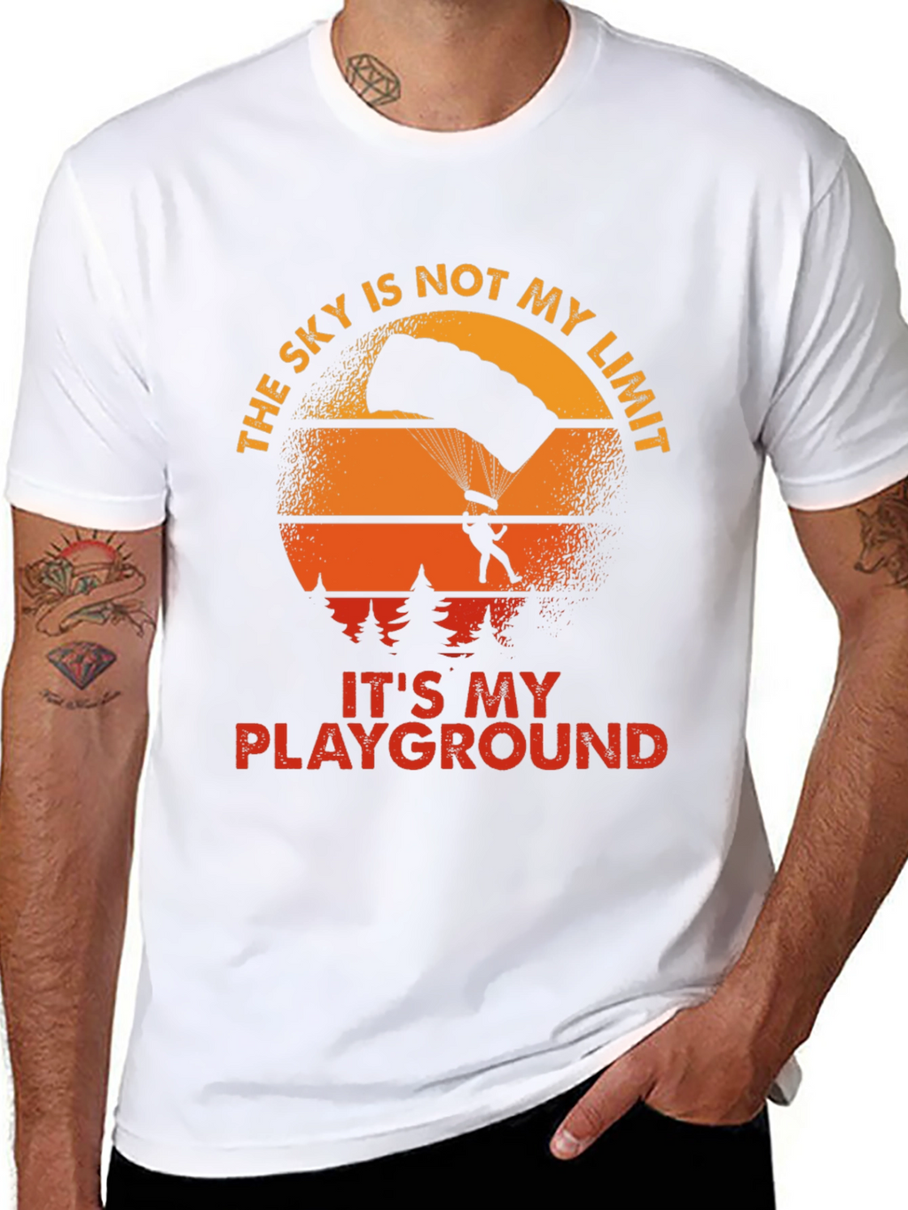 Skys the Limit Parachute T-Shirt