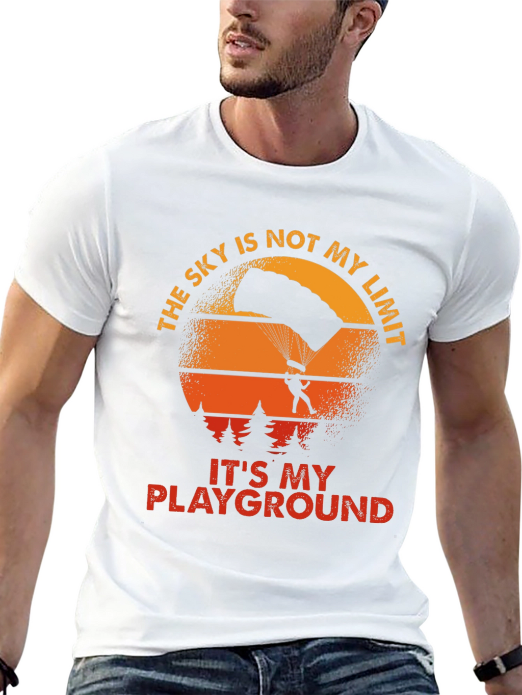 Skys the Limit Parachute T-Shirt