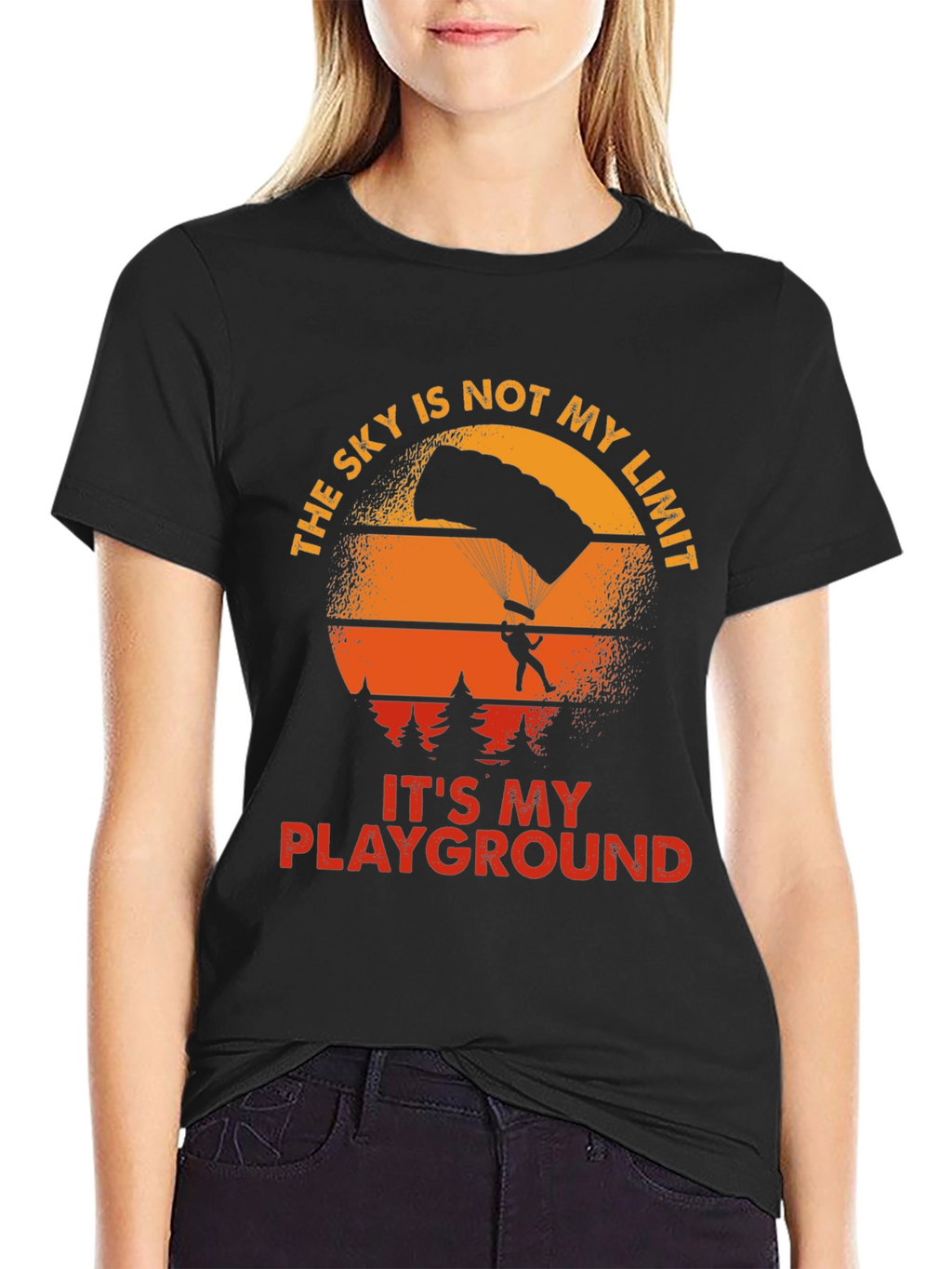 Skys the Limit Parachute T-Shirt