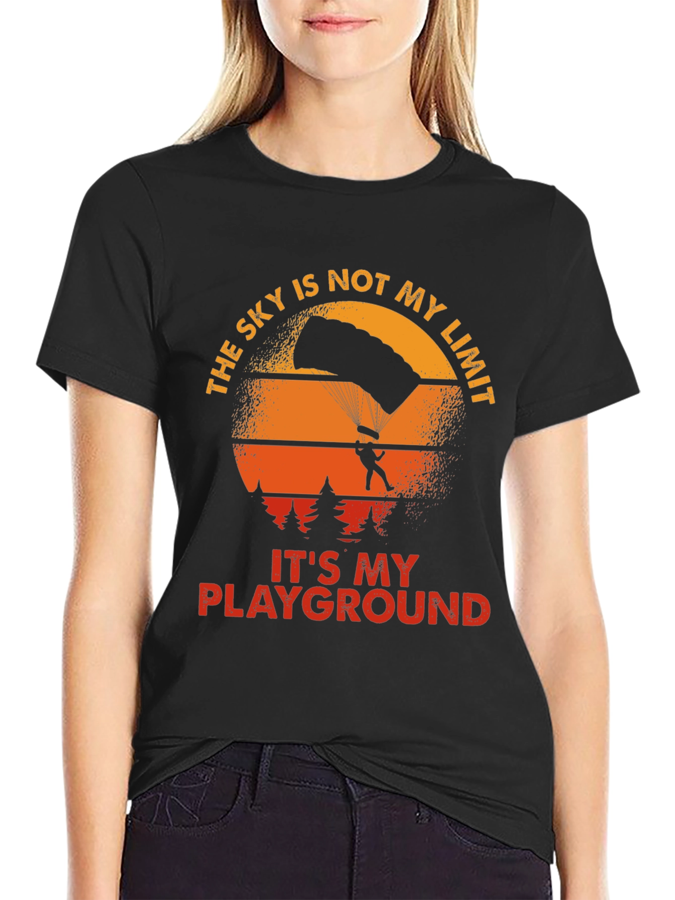 Skys the Limit Parachute T-Shirt