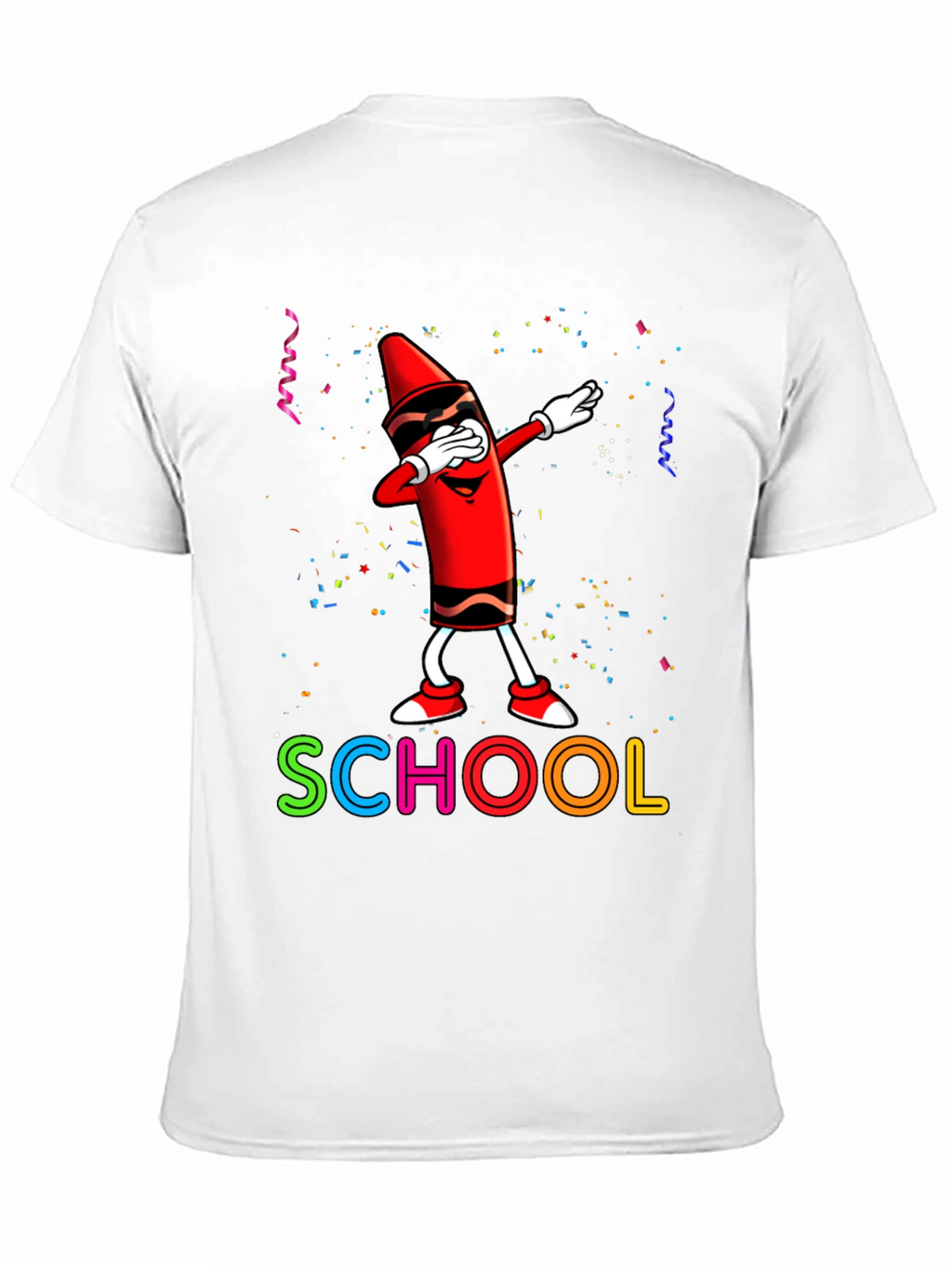 Cool Crayon Dabbing School T-Shirt