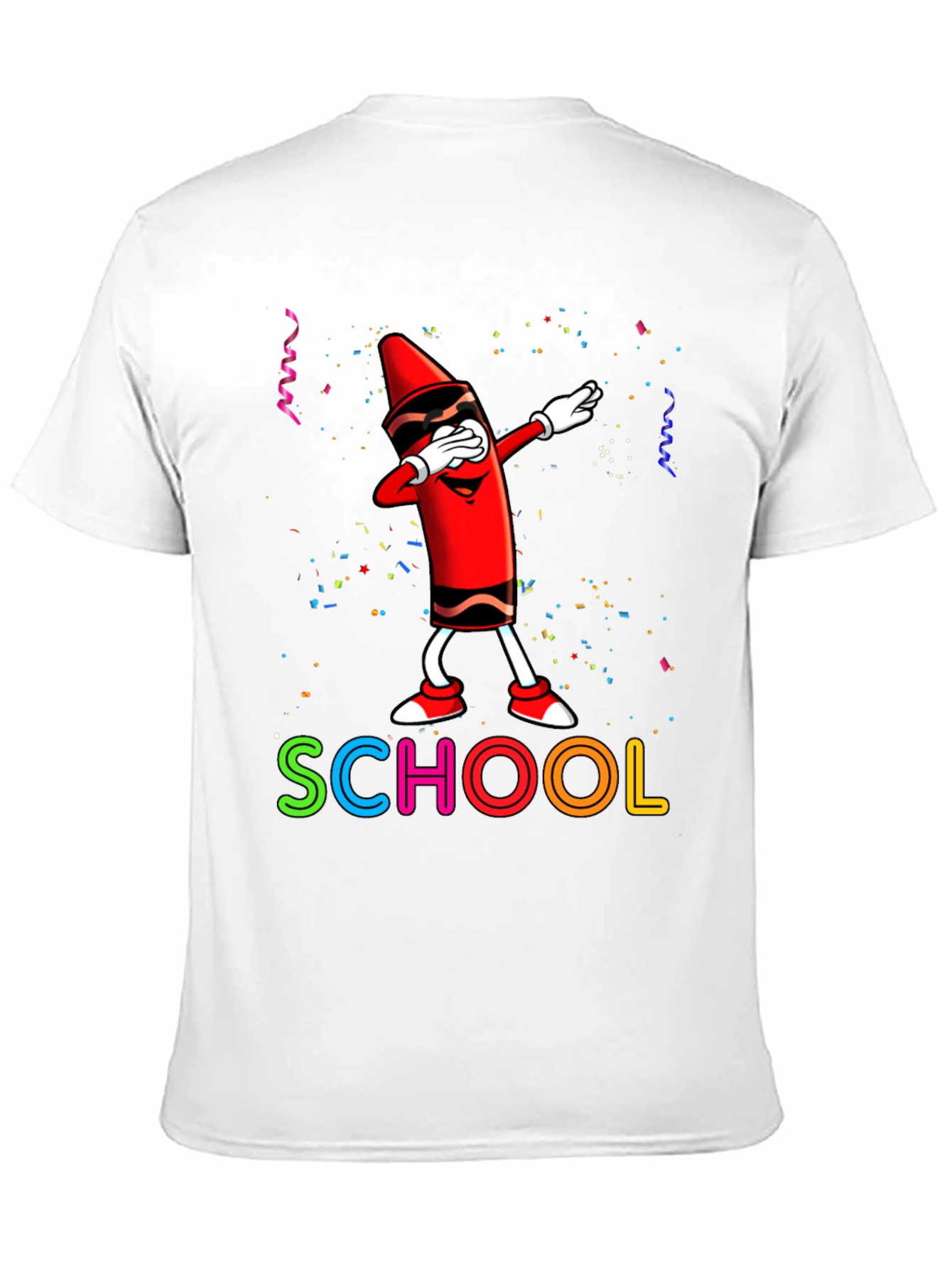 Cool Crayon Dabbing School T-Shirt