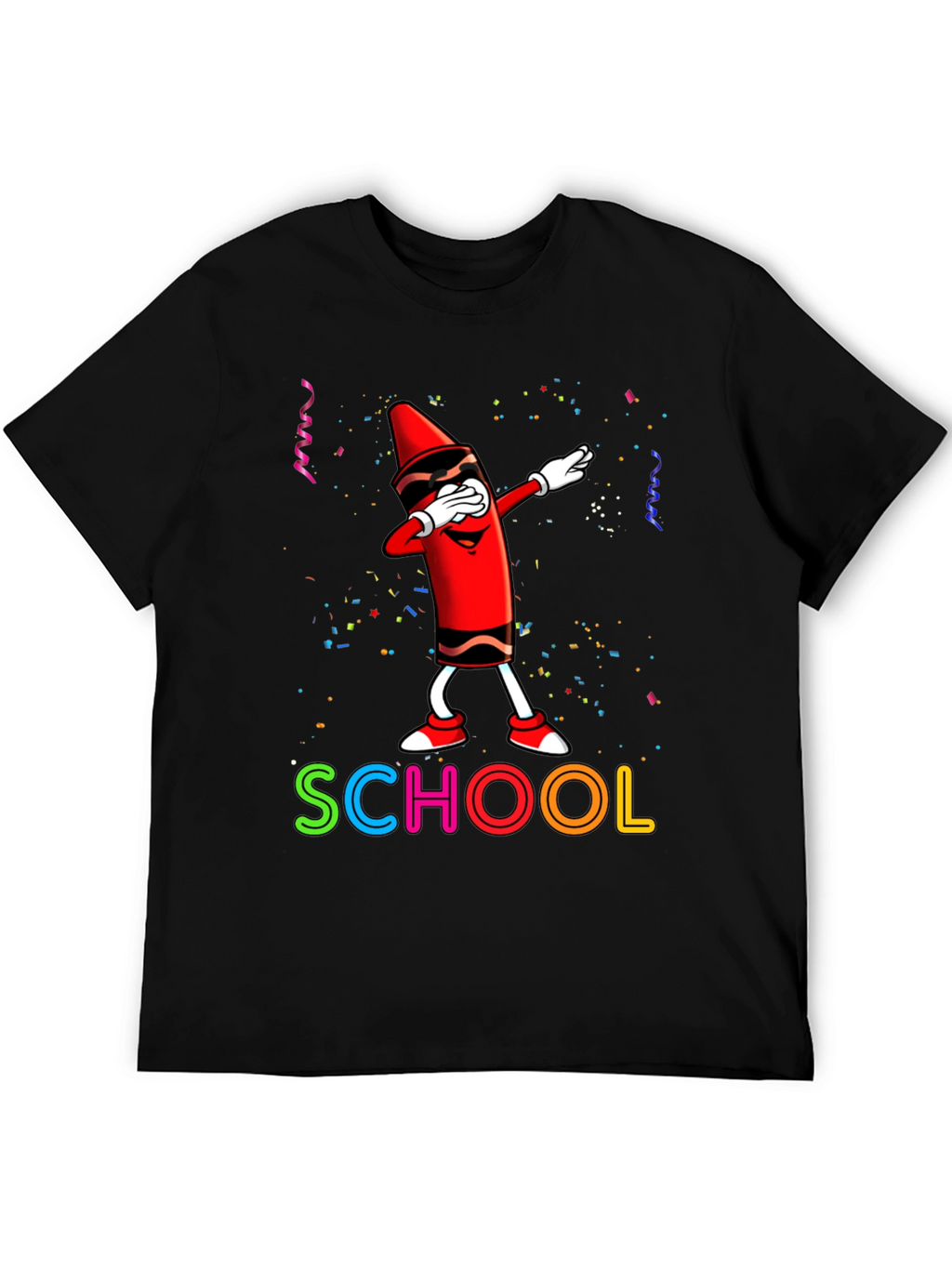 Cool Crayon Dabbing School T-Shirt