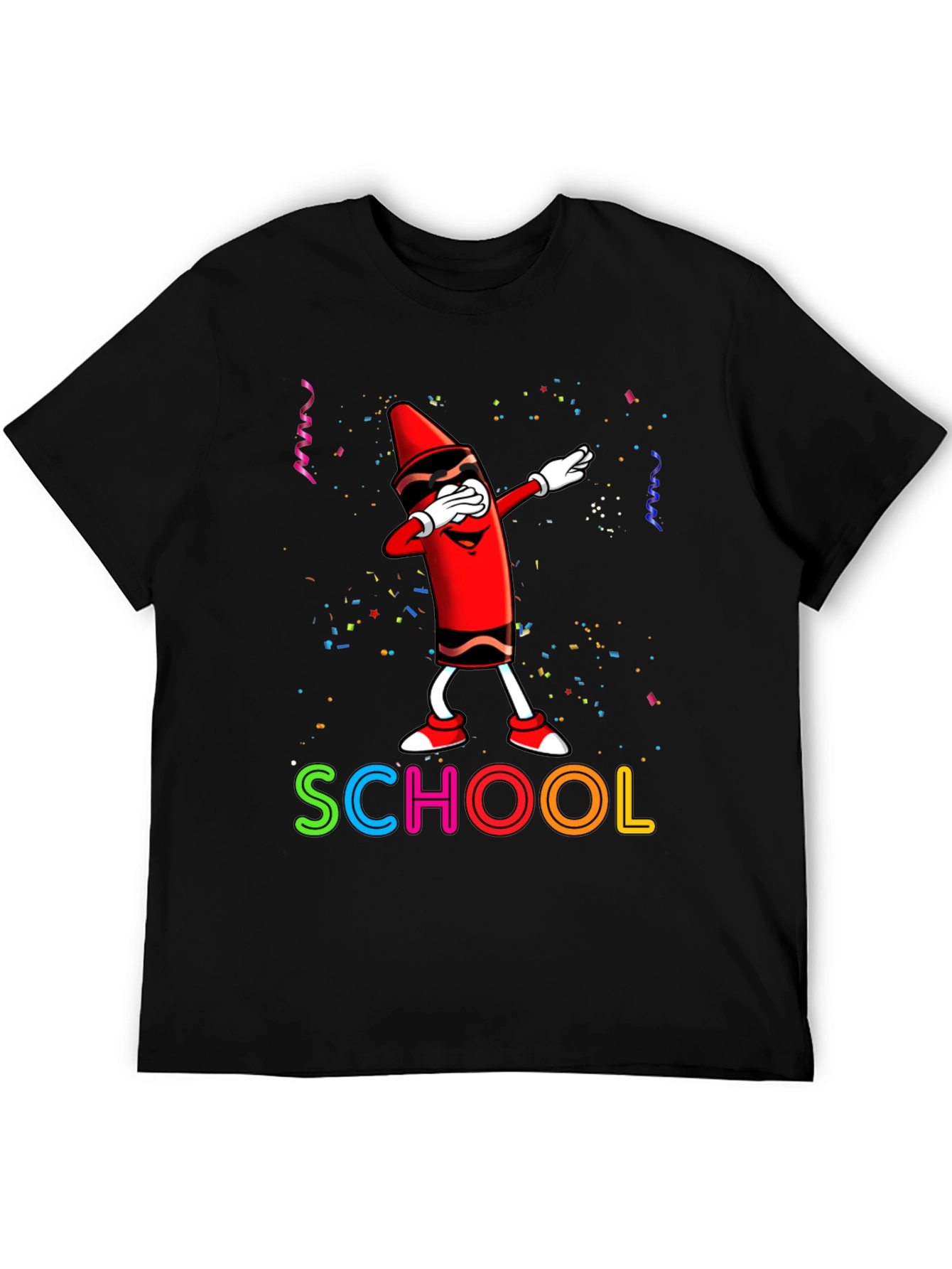 Cool Crayon Dabbing School T-Shirt