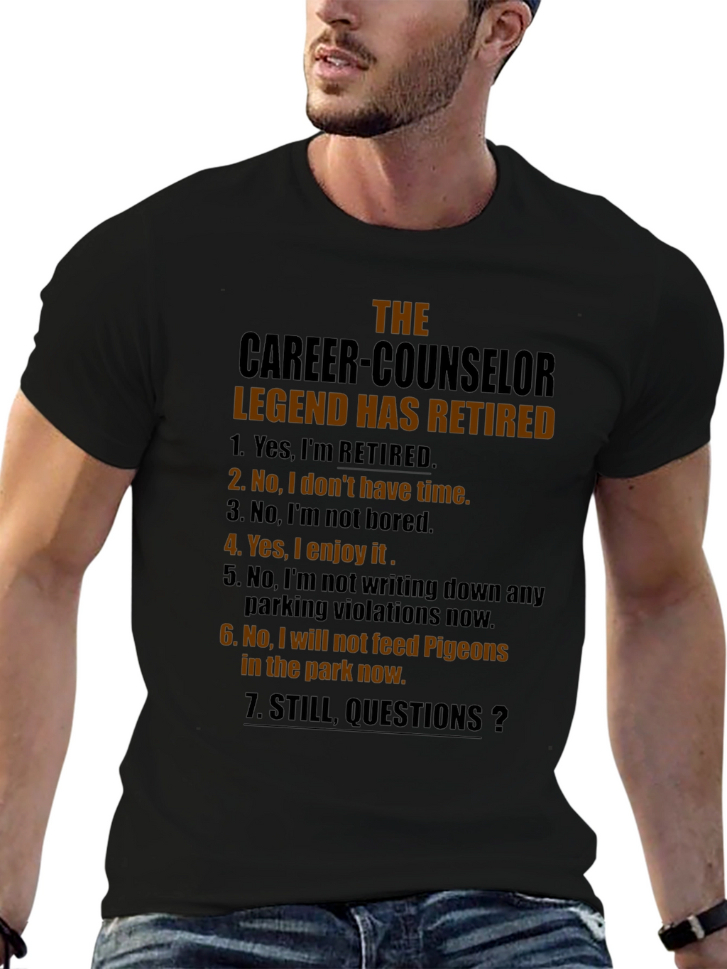 Career Counselor Retirement T-Shirt - Legend Has Retired