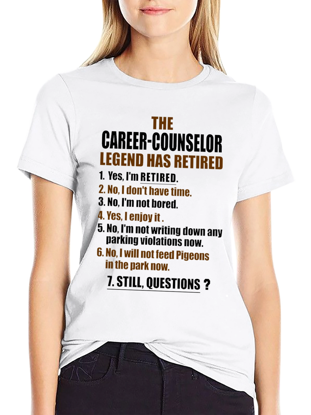 Career Counselor Retirement T-Shirt - Legend Has Retired