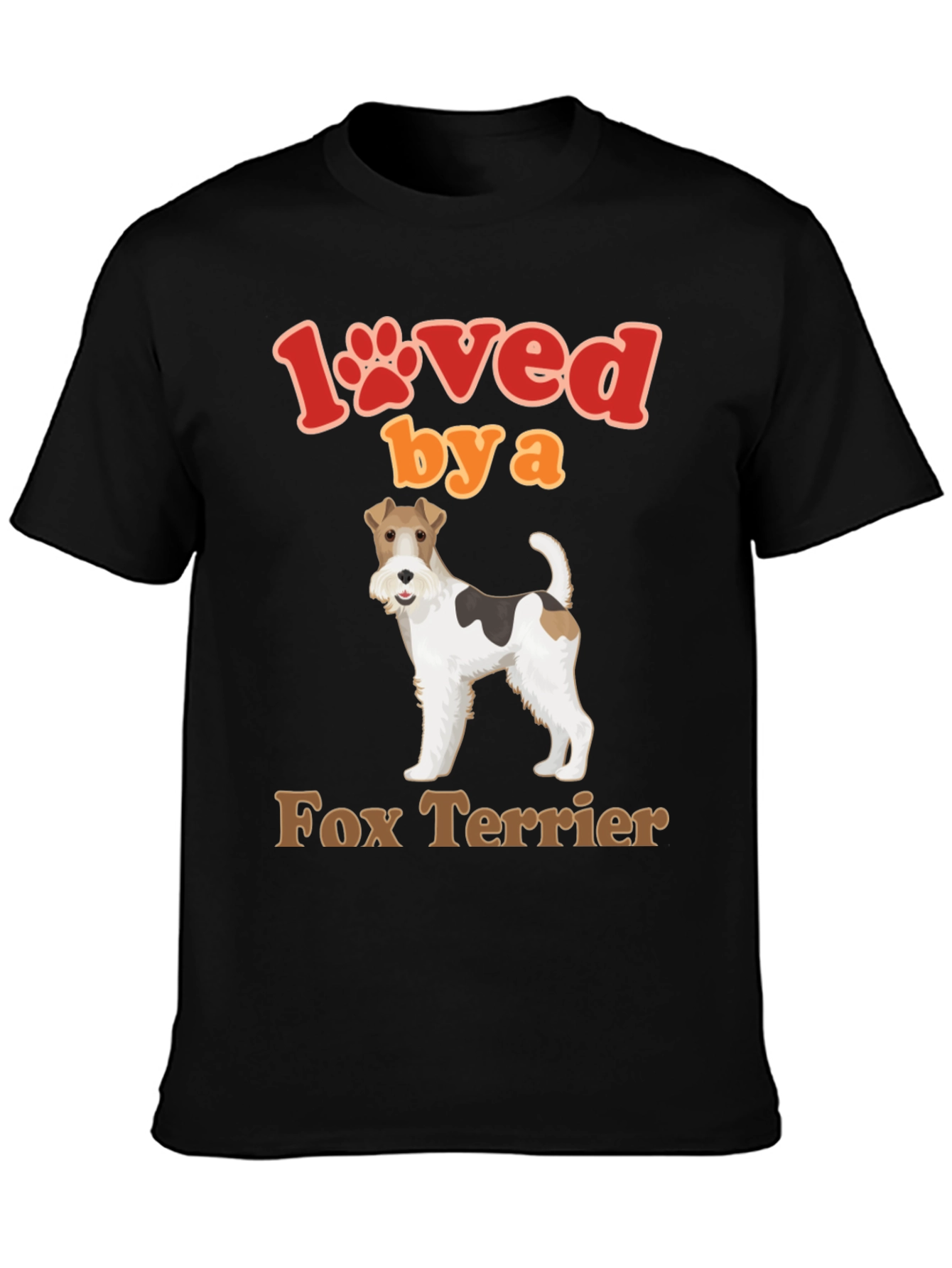 Loved by a Fox Terrier Dog T-Shirt