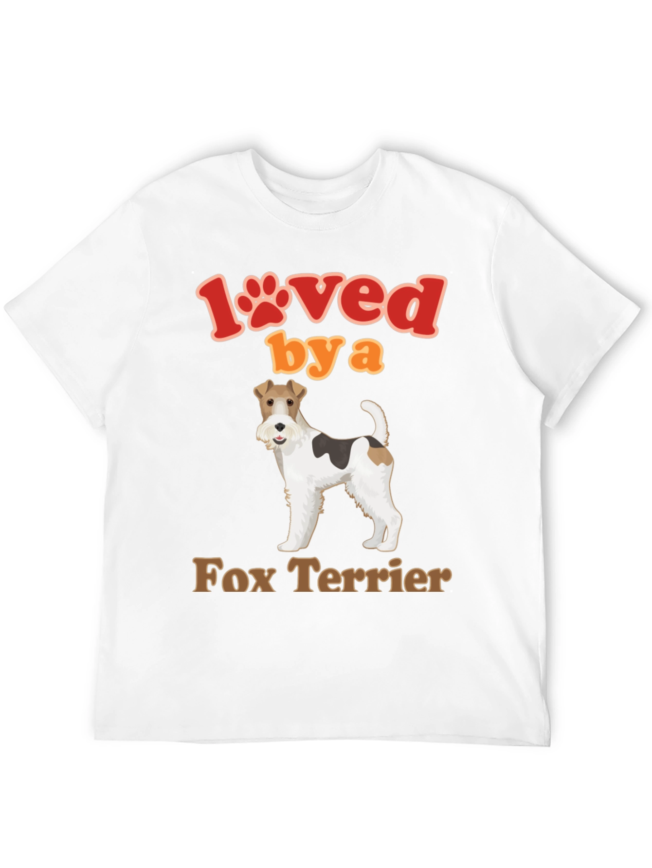 Loved by a Fox Terrier Dog T-Shirt