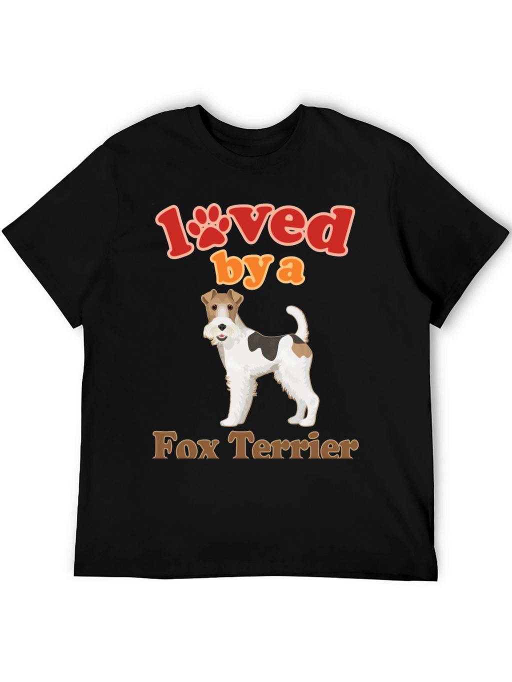 Loved by a Fox Terrier Dog T-Shirt