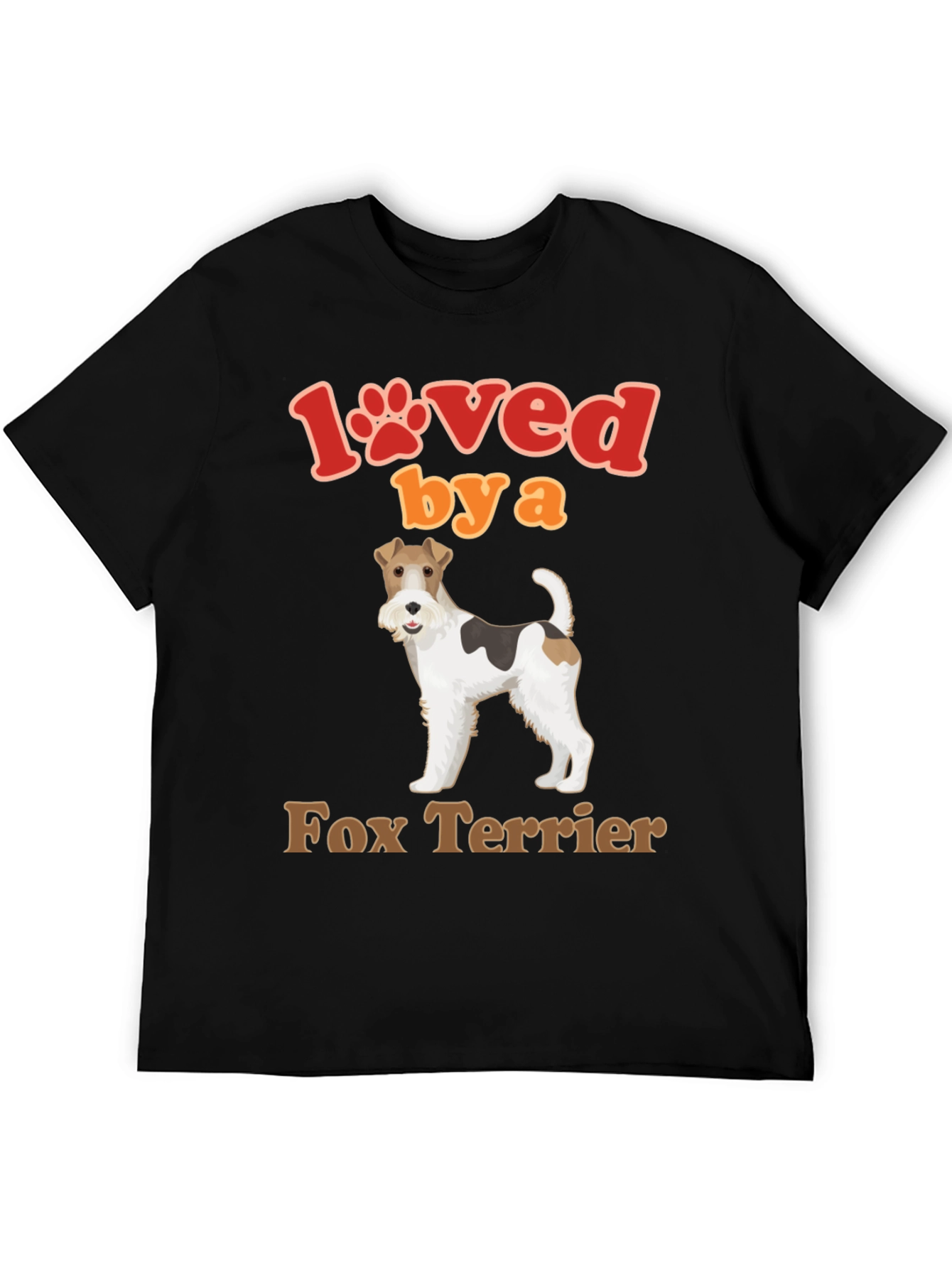 Loved by a Fox Terrier Dog T-Shirt