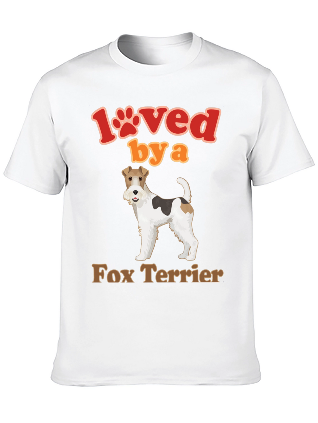 Loved by a Fox Terrier Dog T-Shirt