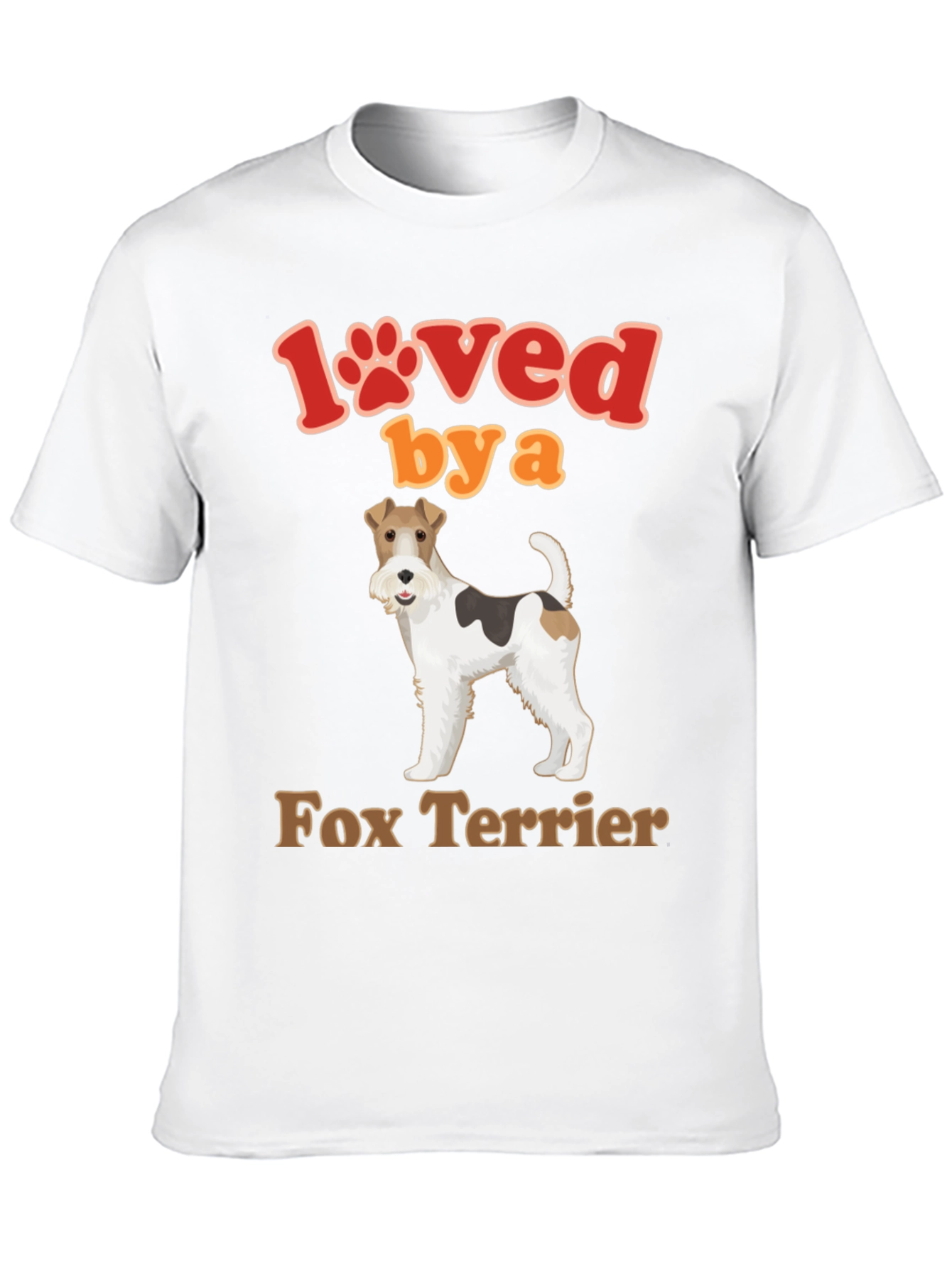 Loved by a Fox Terrier Dog T-Shirt