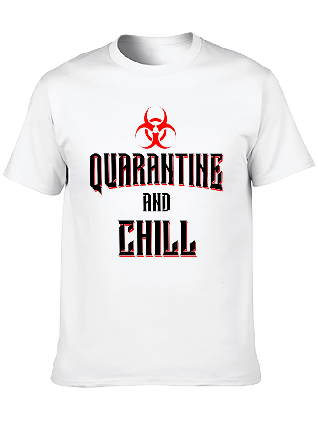 Quarantine & Chill Graphic Tee - Black