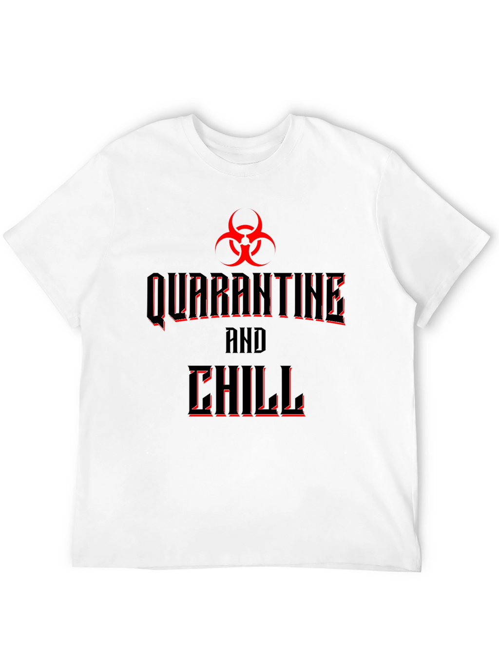 Quarantine & Chill Graphic Tee - Black