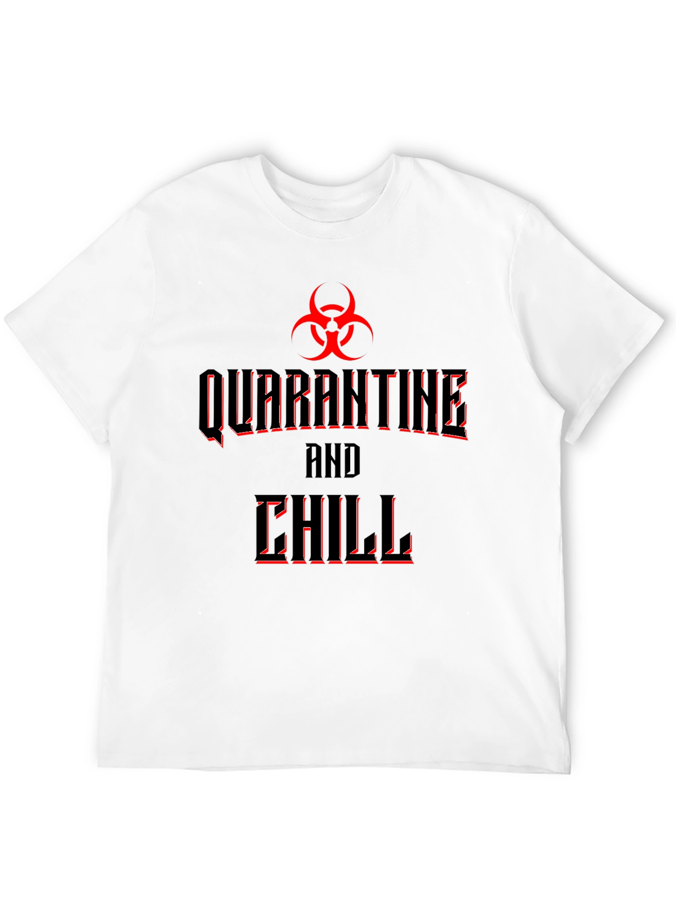 Quarantine & Chill Graphic Tee - Black