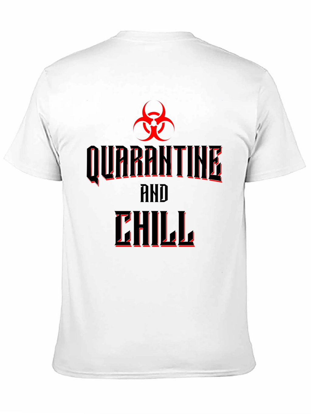 Quarantine & Chill Graphic Tee - Black