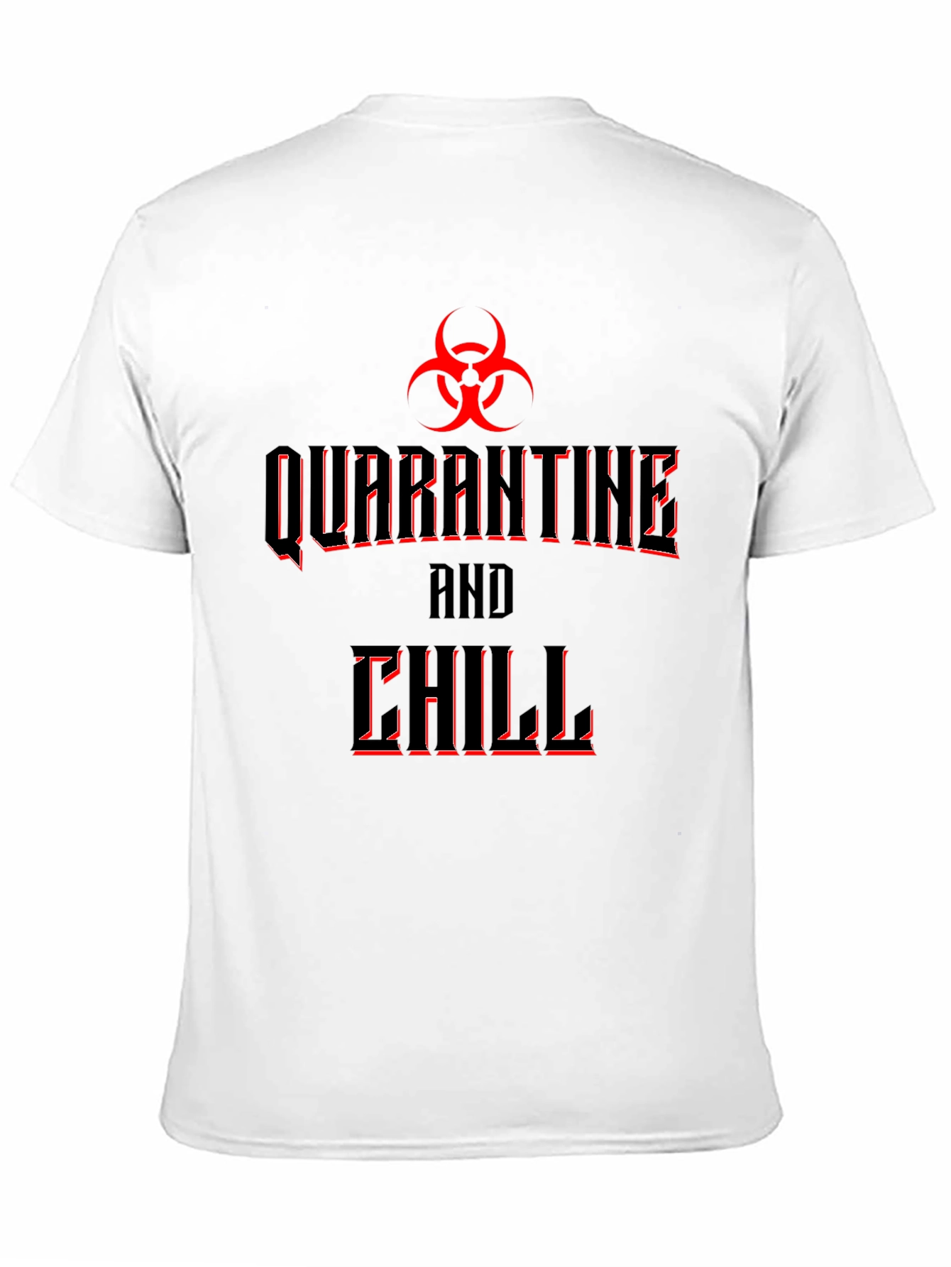 Quarantine & Chill Graphic Tee - Black