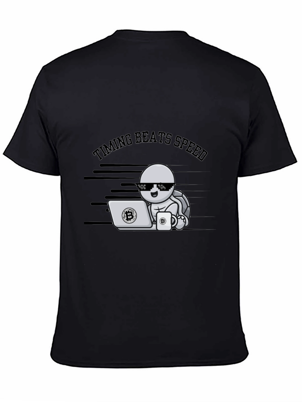 Timing Beats Speed Bitcoin Crypto T-Shirt