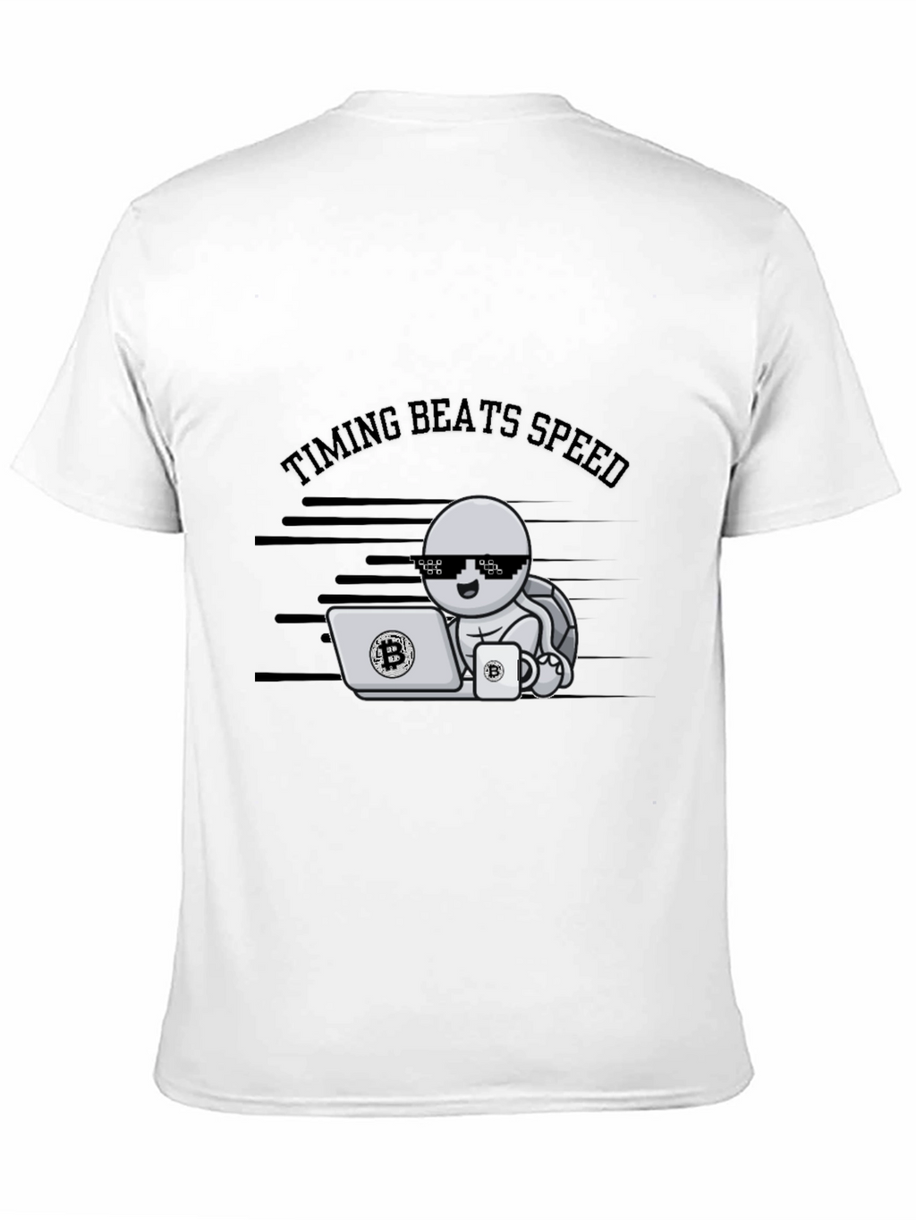 Timing Beats Speed Bitcoin Crypto T-Shirt
