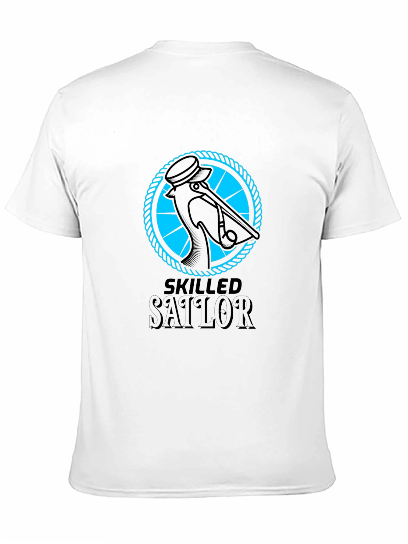 Skilled Sailor Graphic Tee - Black