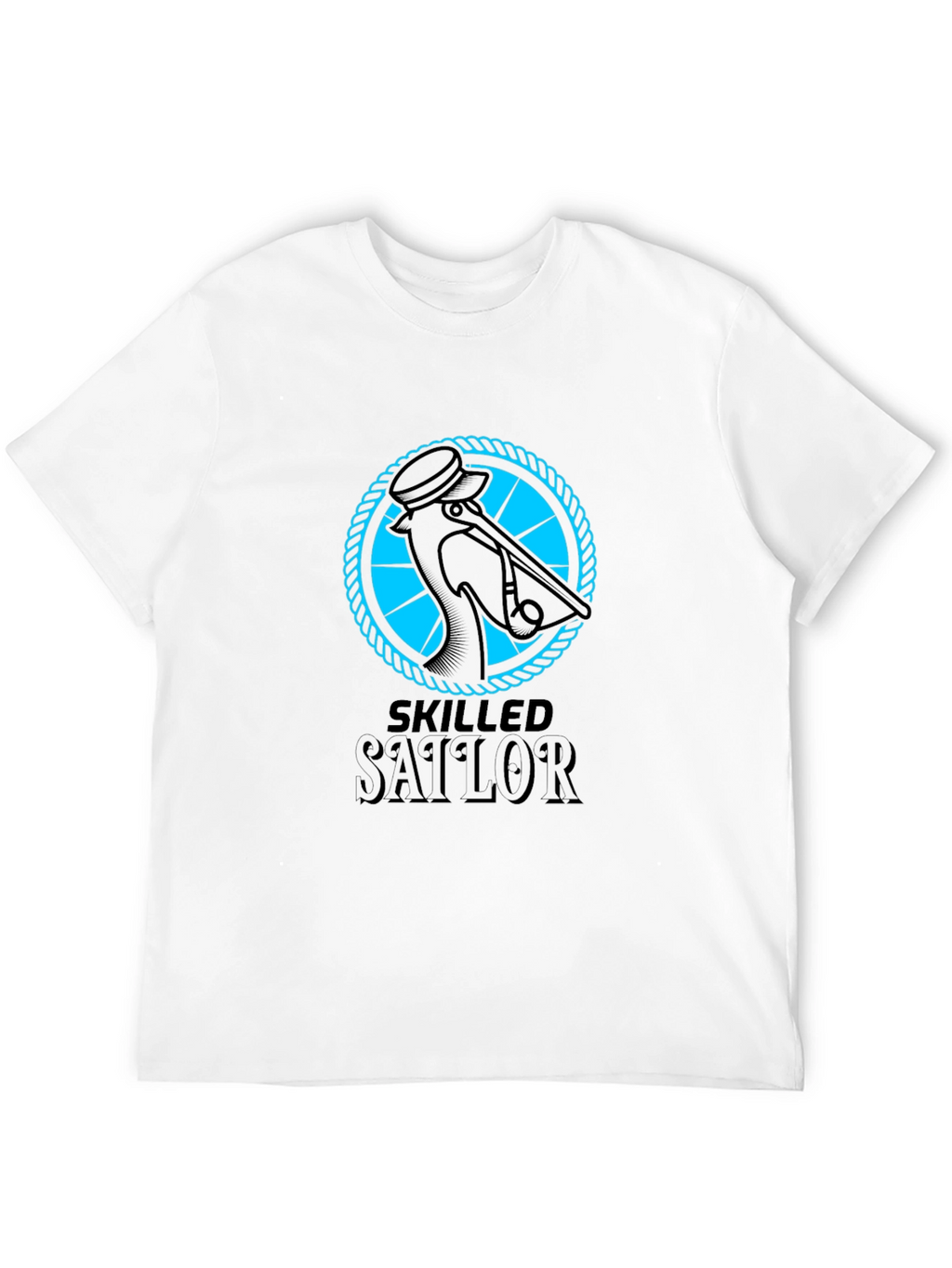 Skilled Sailor Graphic Tee - Black